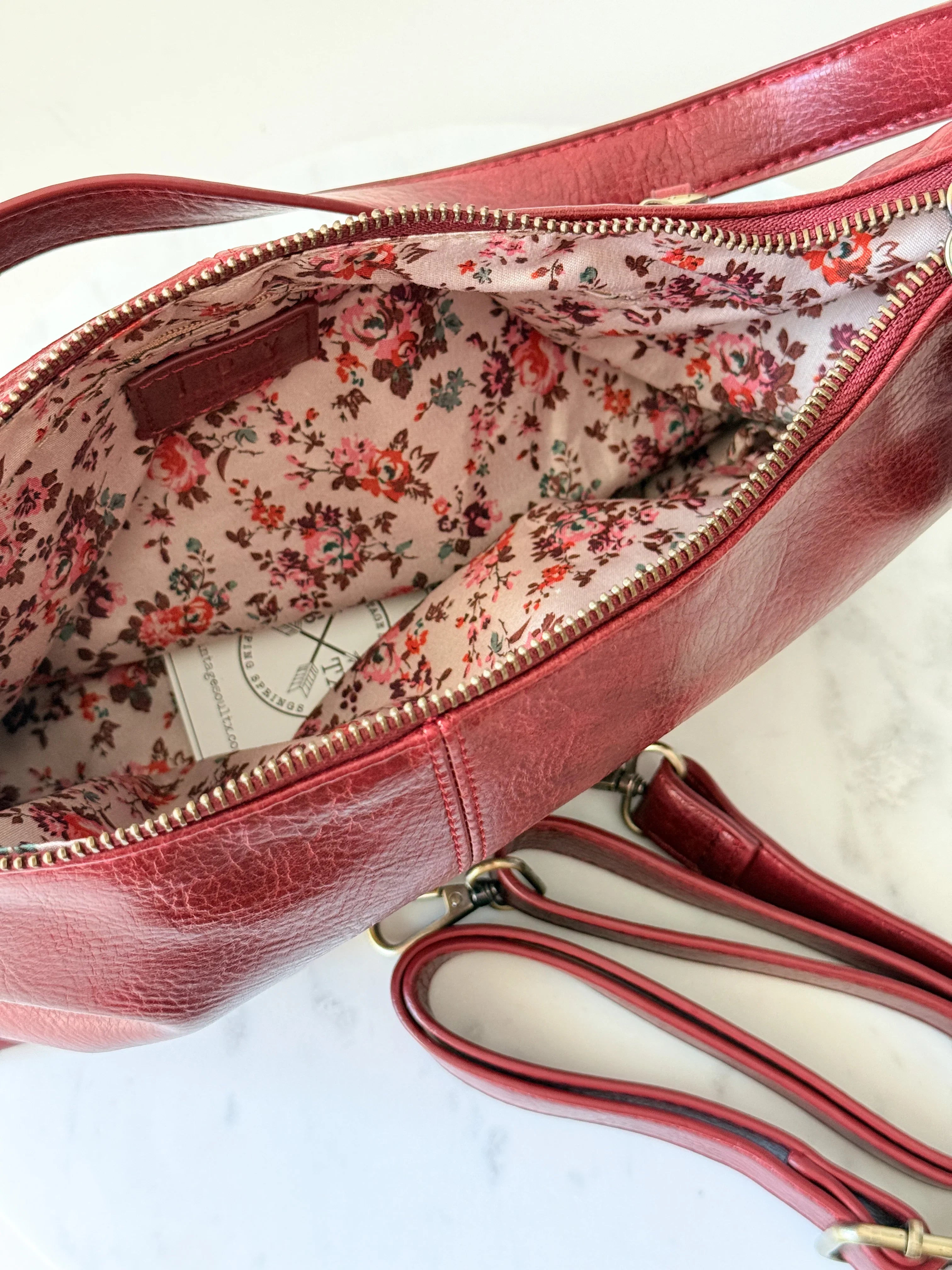 Danna Top Zip Crossbody