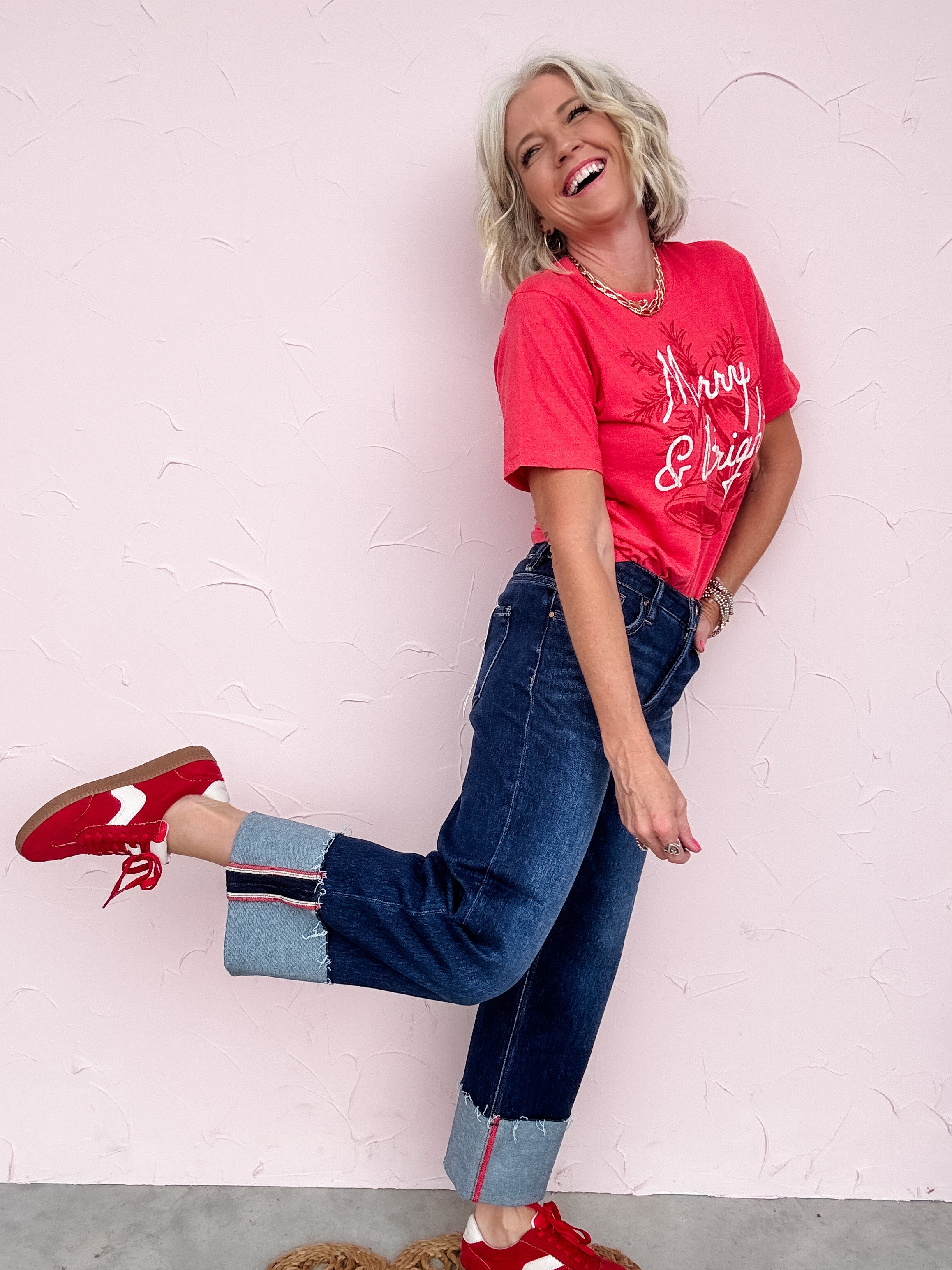 Main Street Cuffed Denim