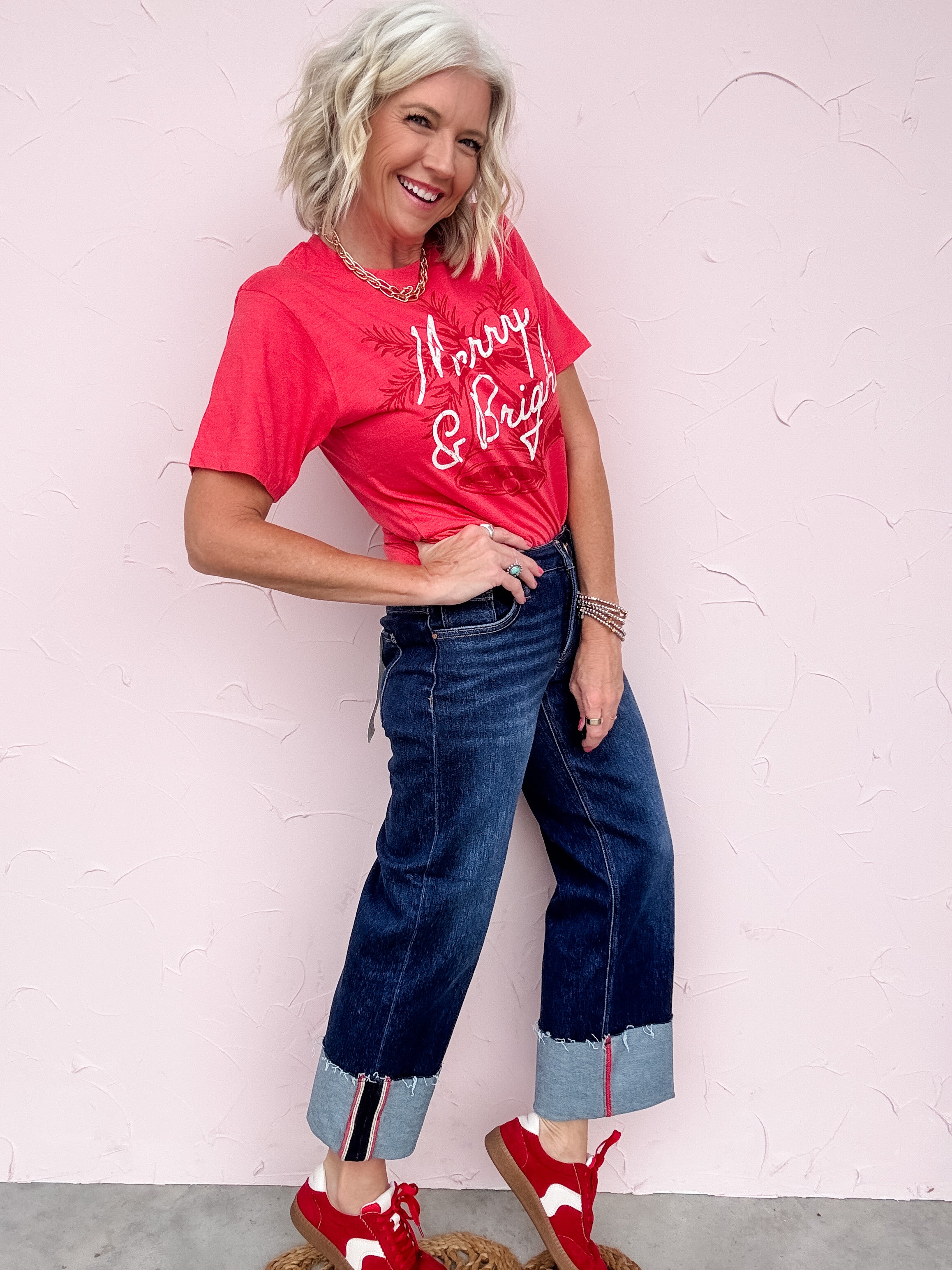 Main Street Cuffed Denim