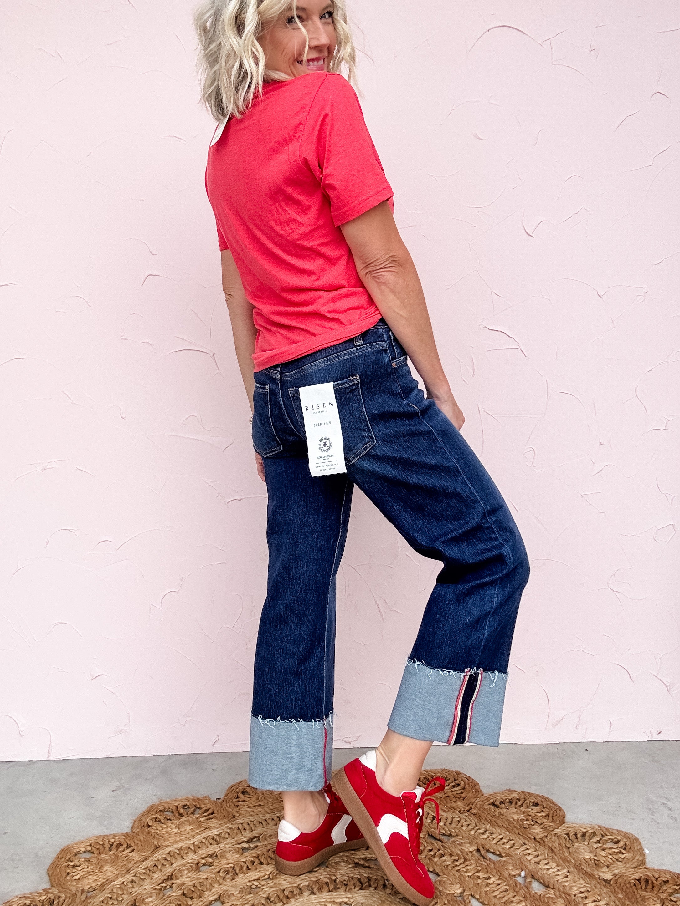 Main Street Cuffed Denim