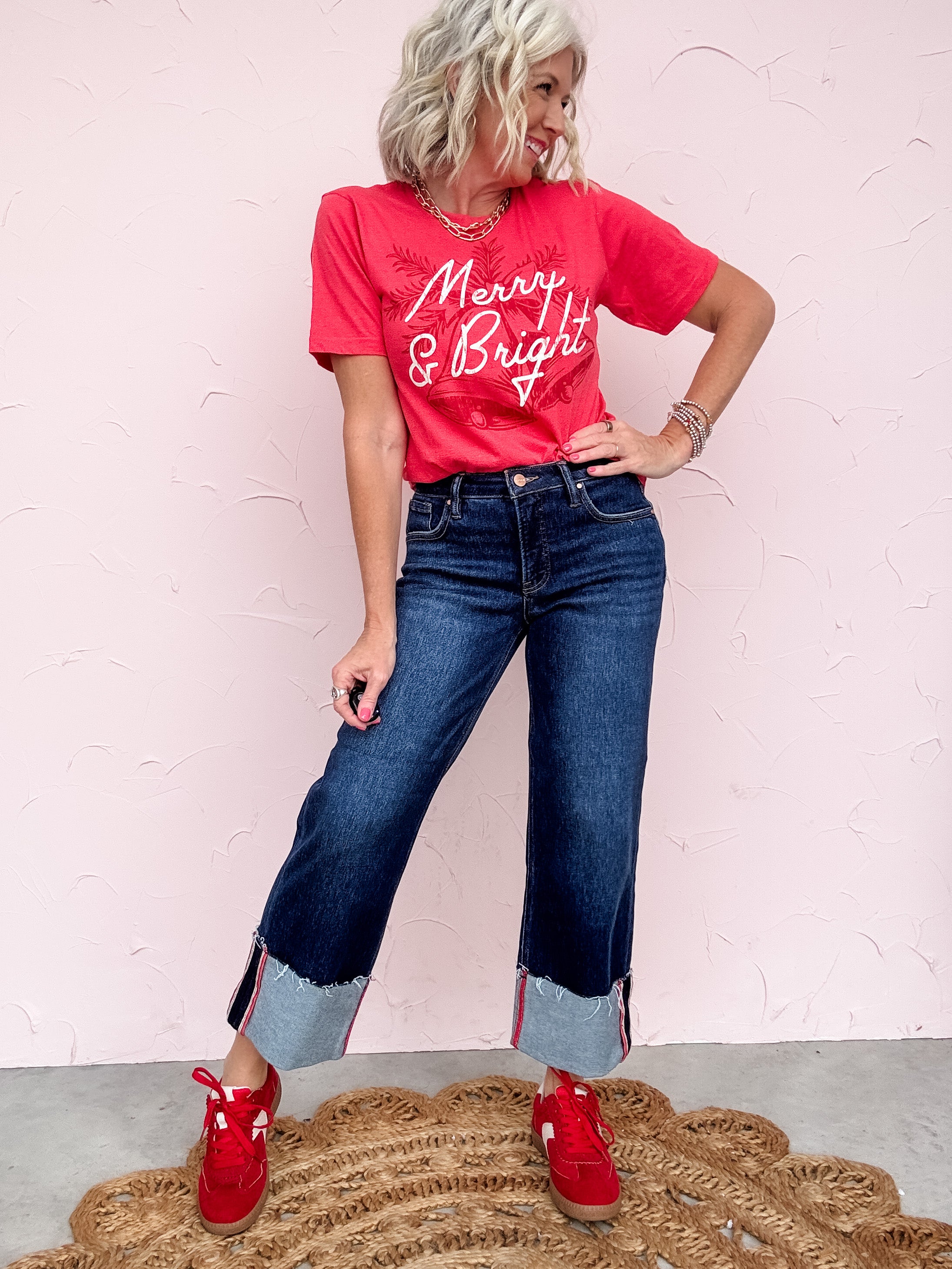 Main Street Cuffed Denim