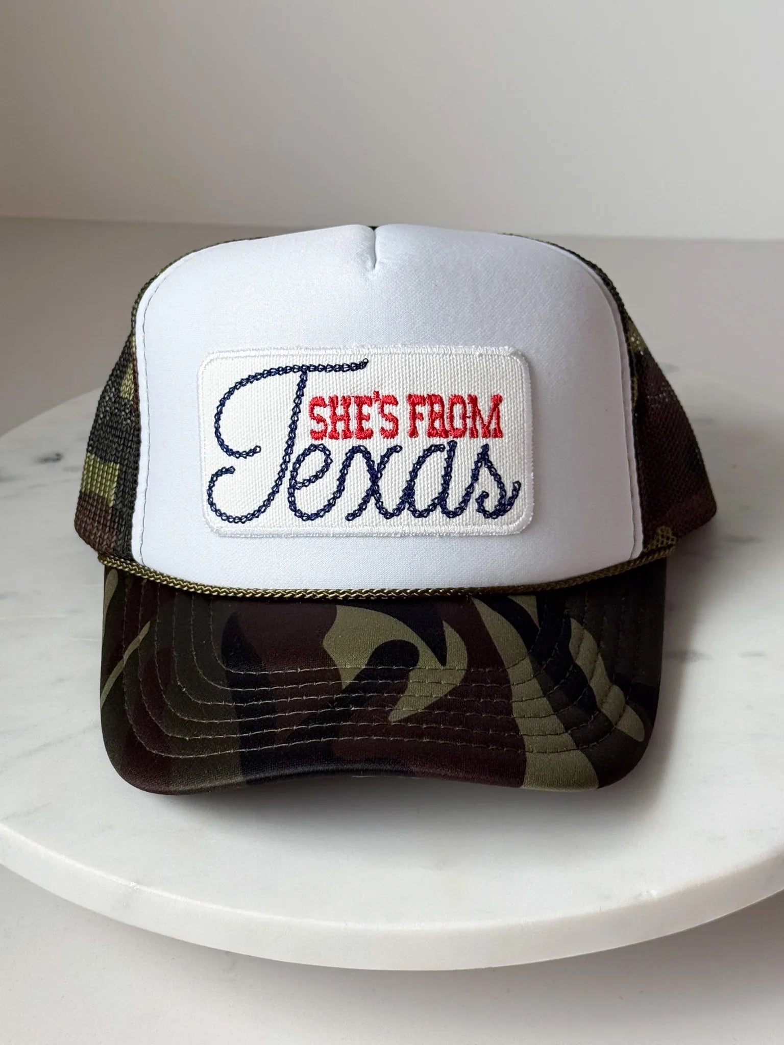 She's From Texas Trucker | Camo Classic