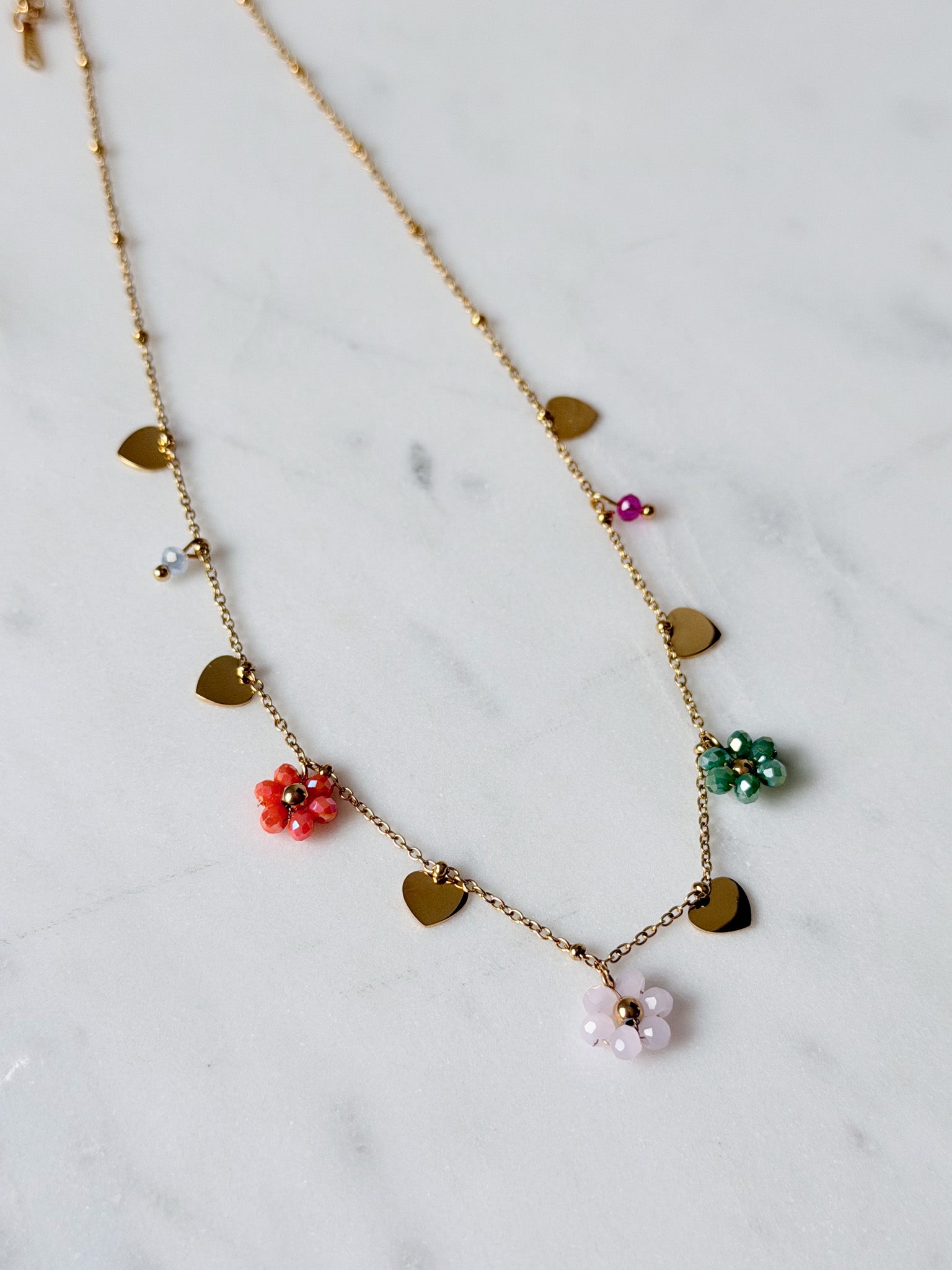 Posy Party Necklace | 18k Plated