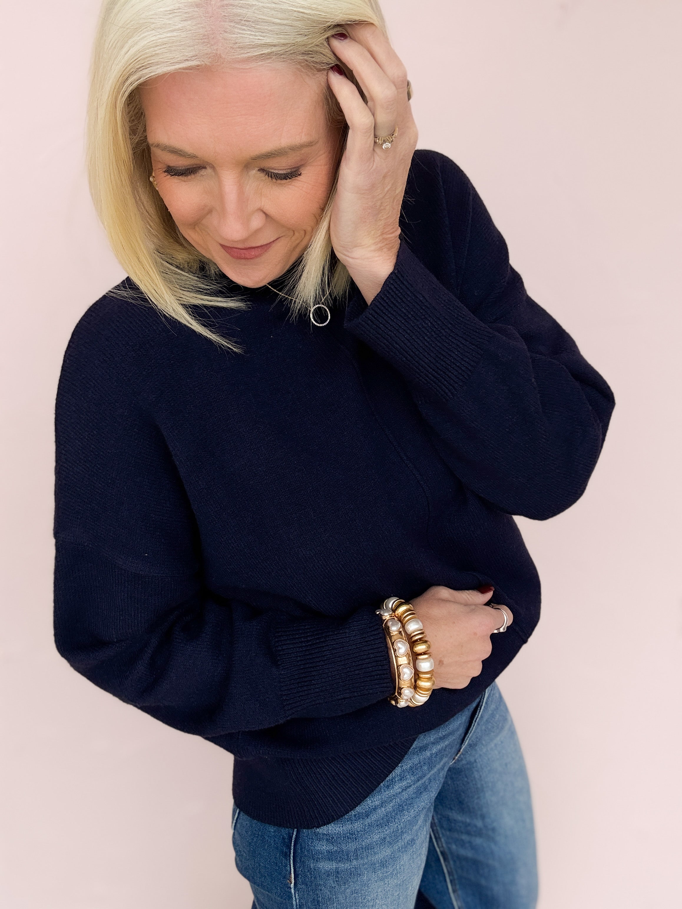 Midnight Cabin Knit Sweater