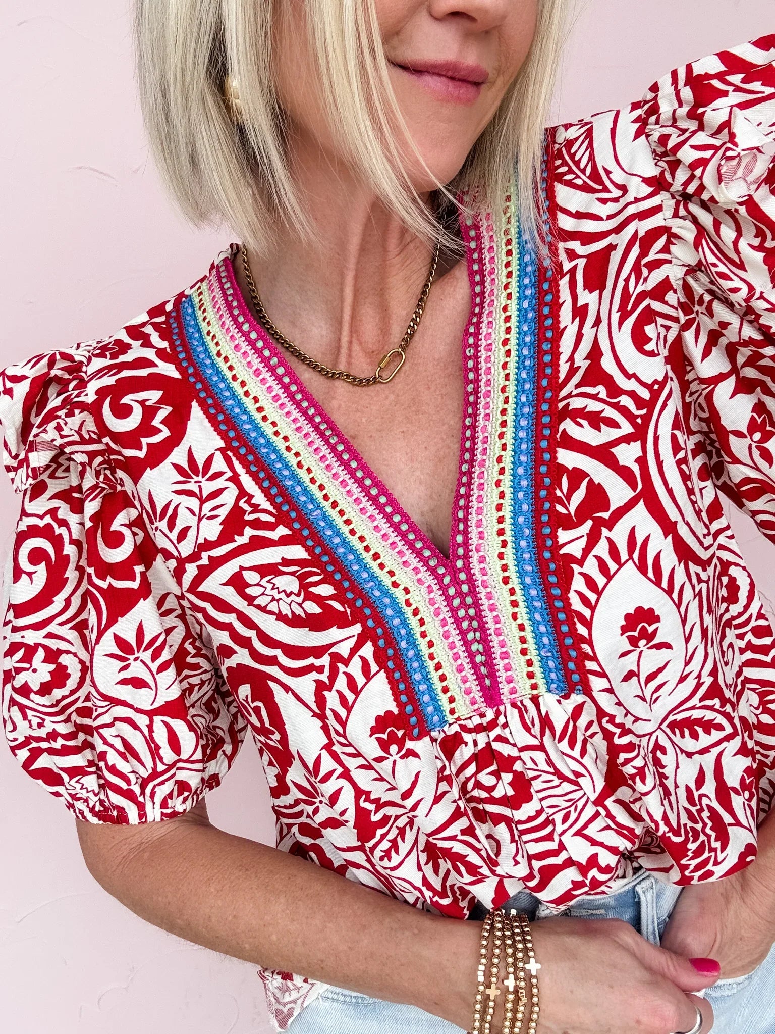 Threaded Romance Top - 30% Off