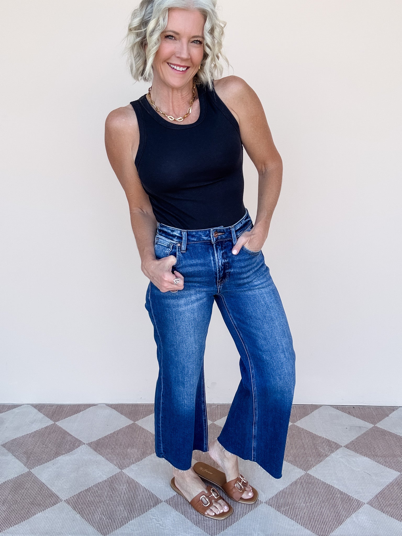 Haborline Wide Leg Denim