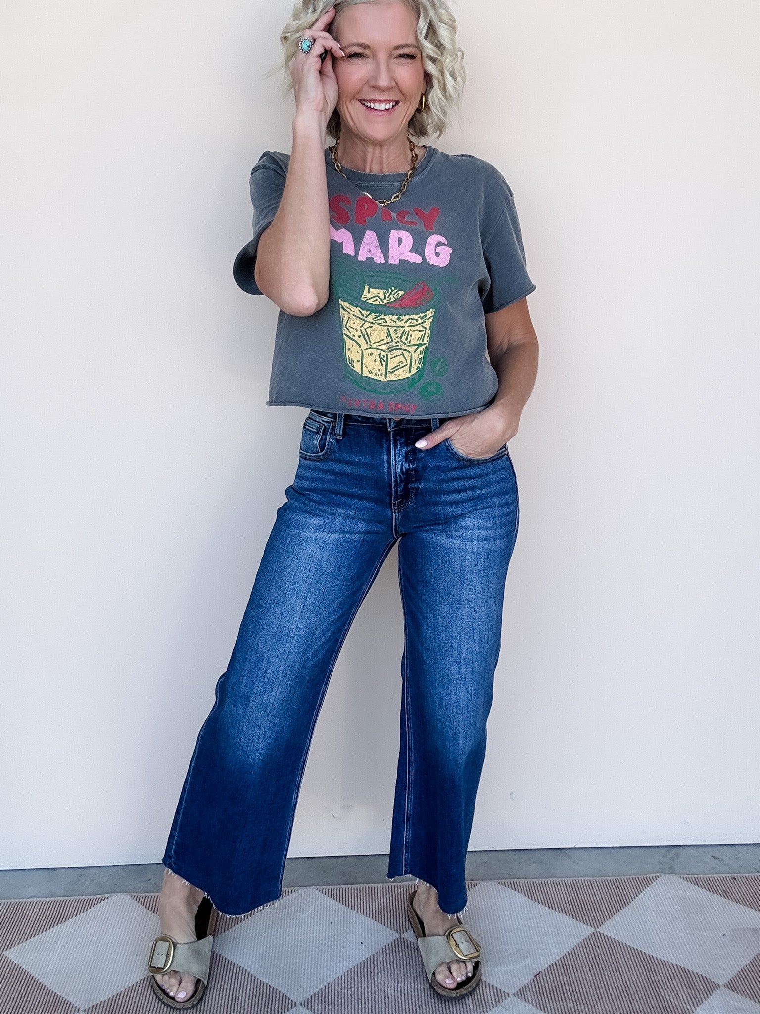 Haborline Wide Leg Denim