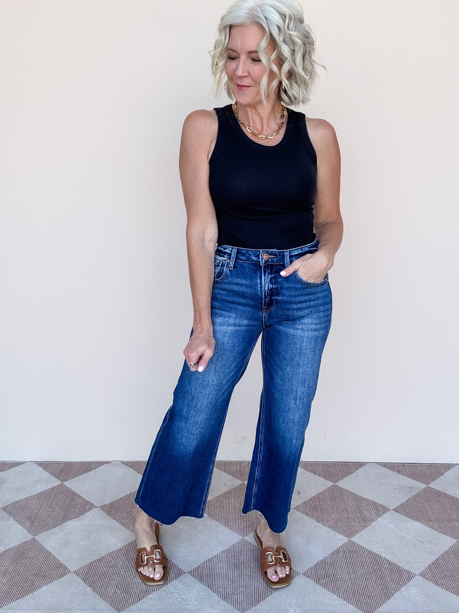 Haborline Wide Leg Denim