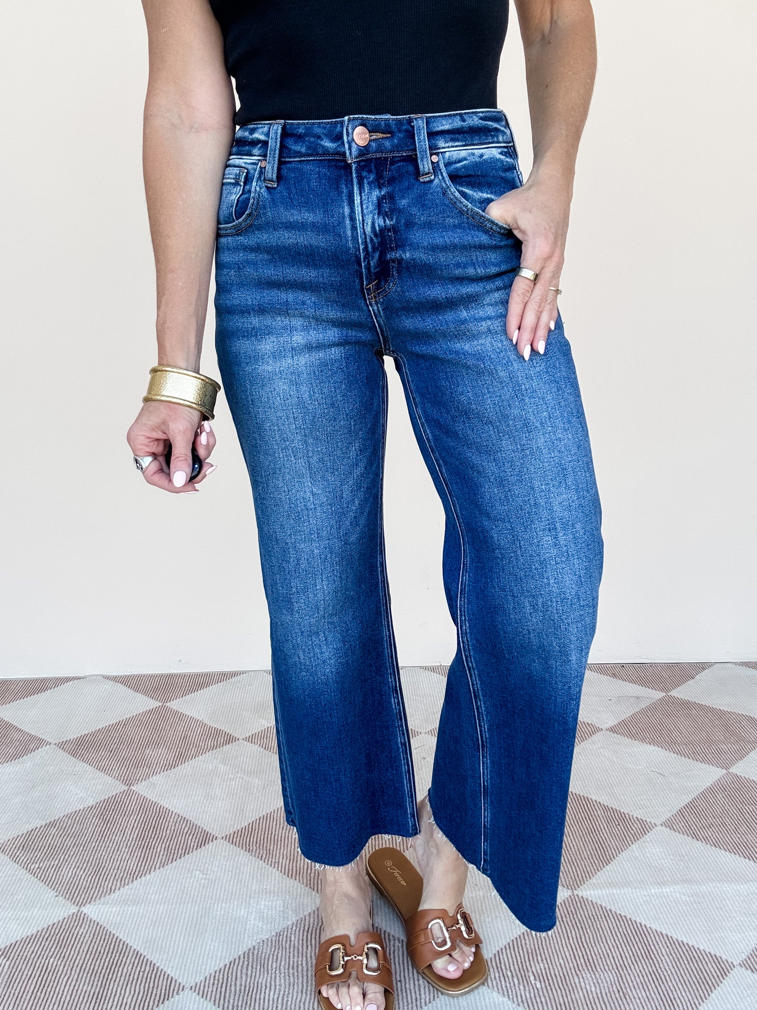 Haborline Wide Leg Denim