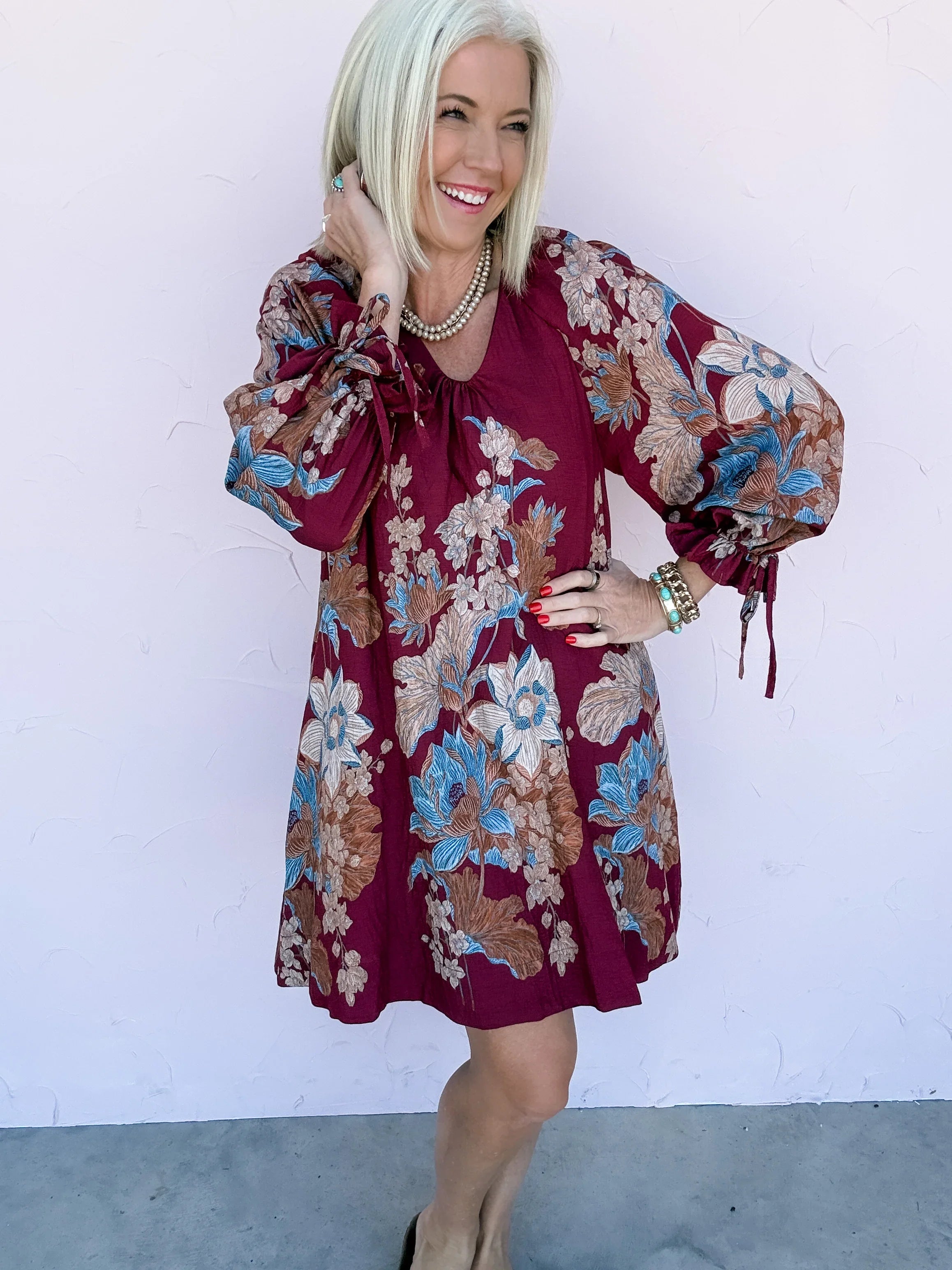 Calista Floral Dress