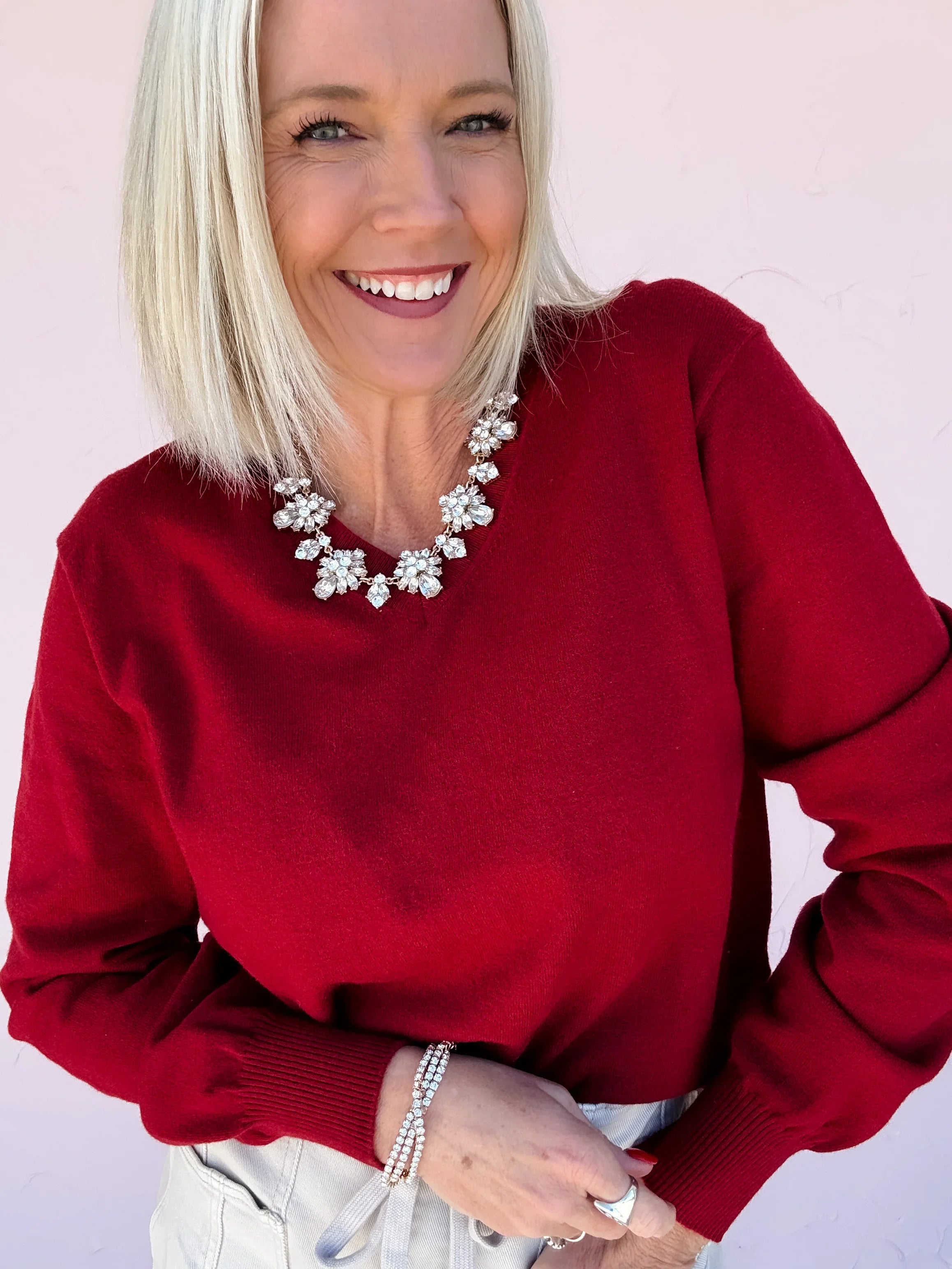 Cranberry Classic Sweater Top