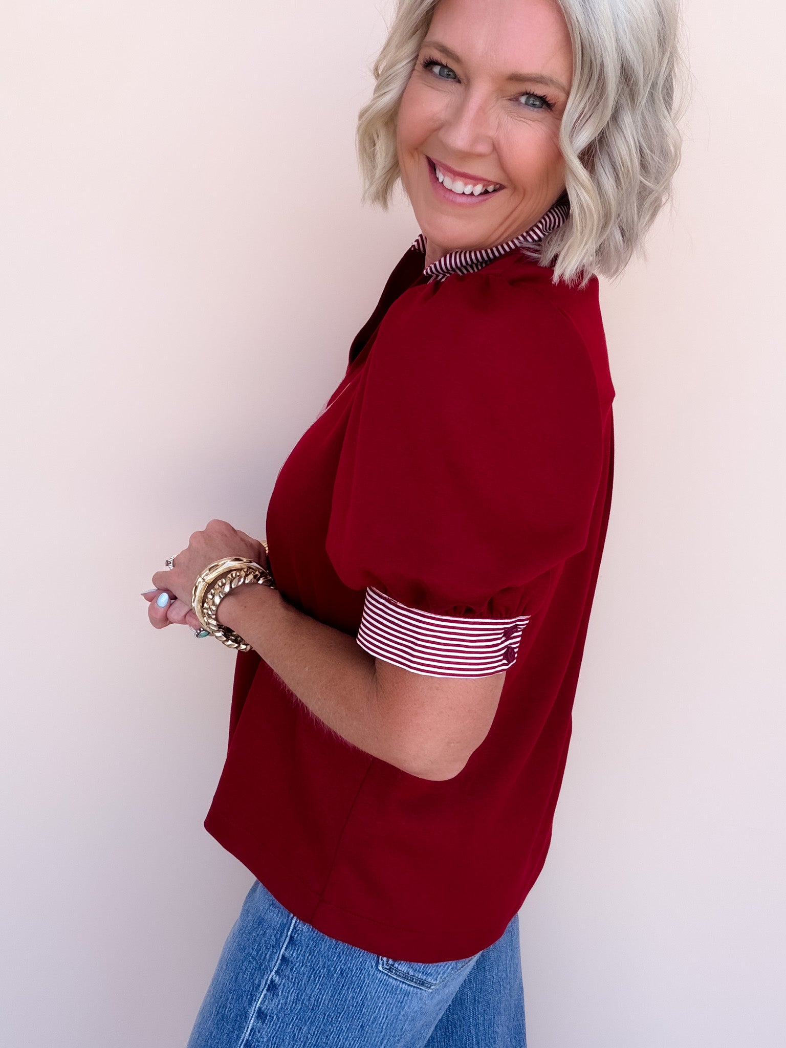 Hyde Park Stripe Top
