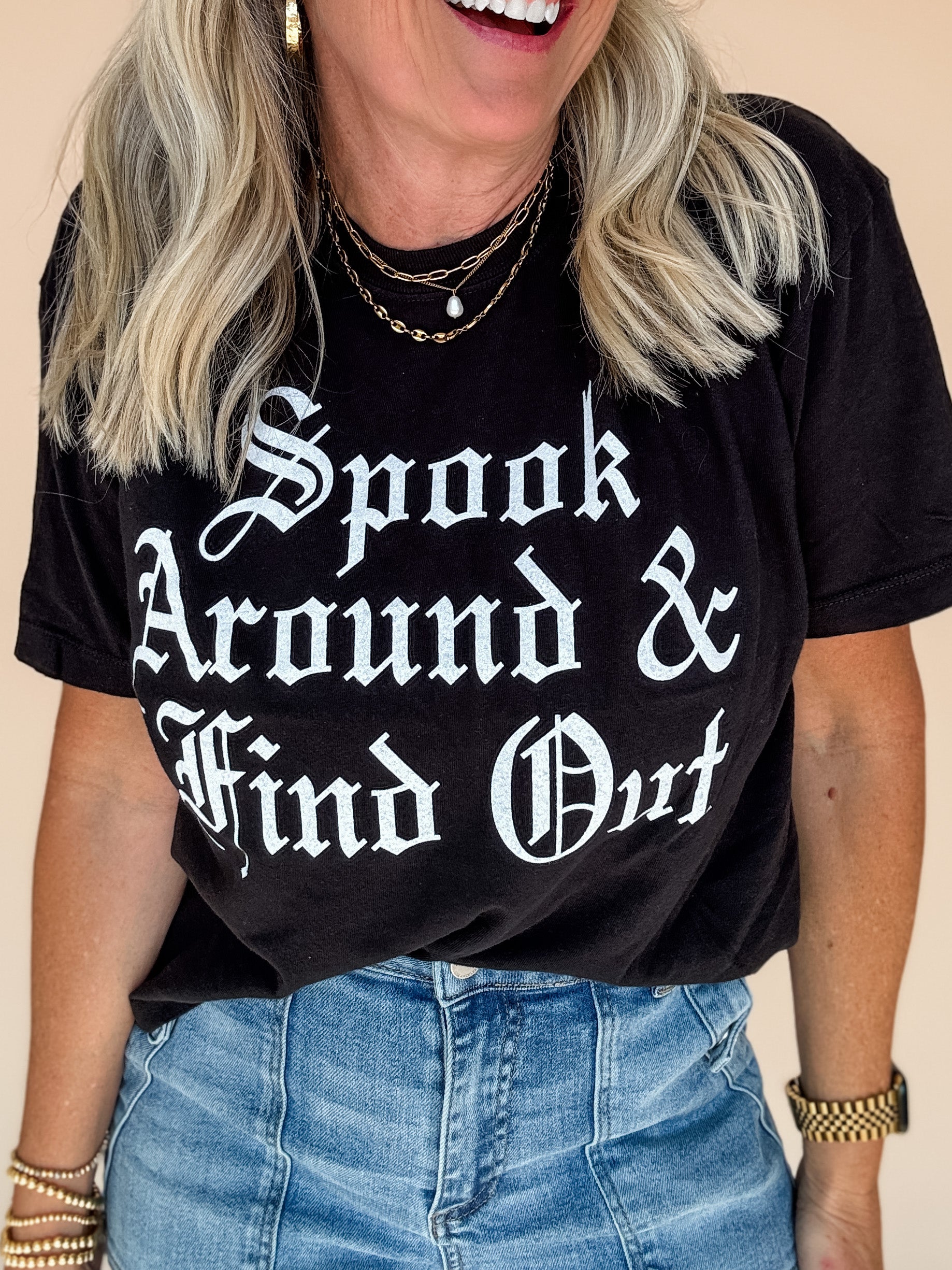 Spook Around Halloween Tee