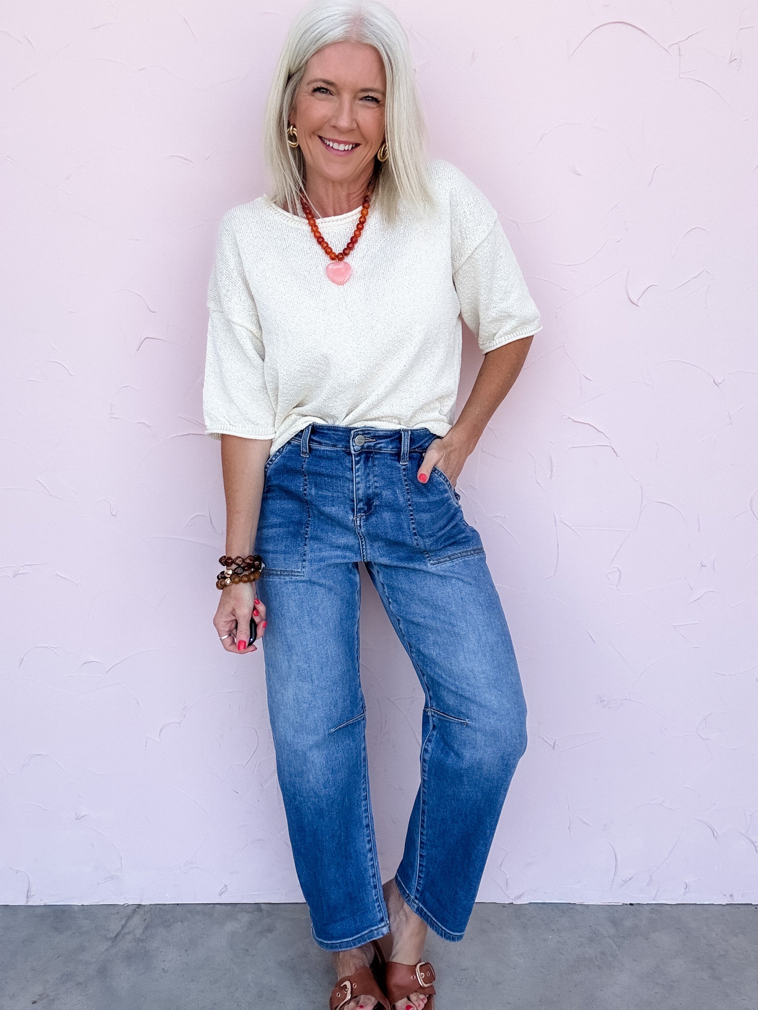 Roll With It Barrel Jeans