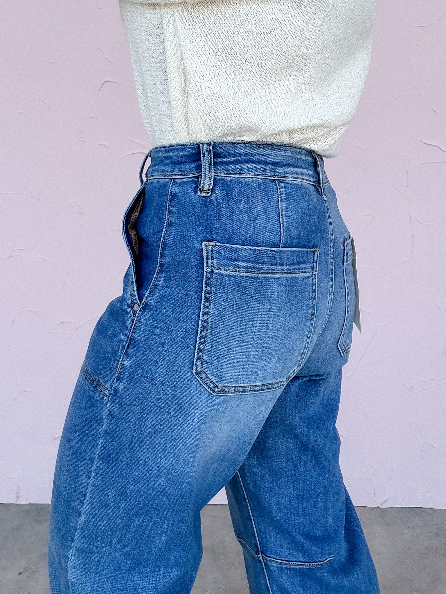 Roll With It Barrel Jeans