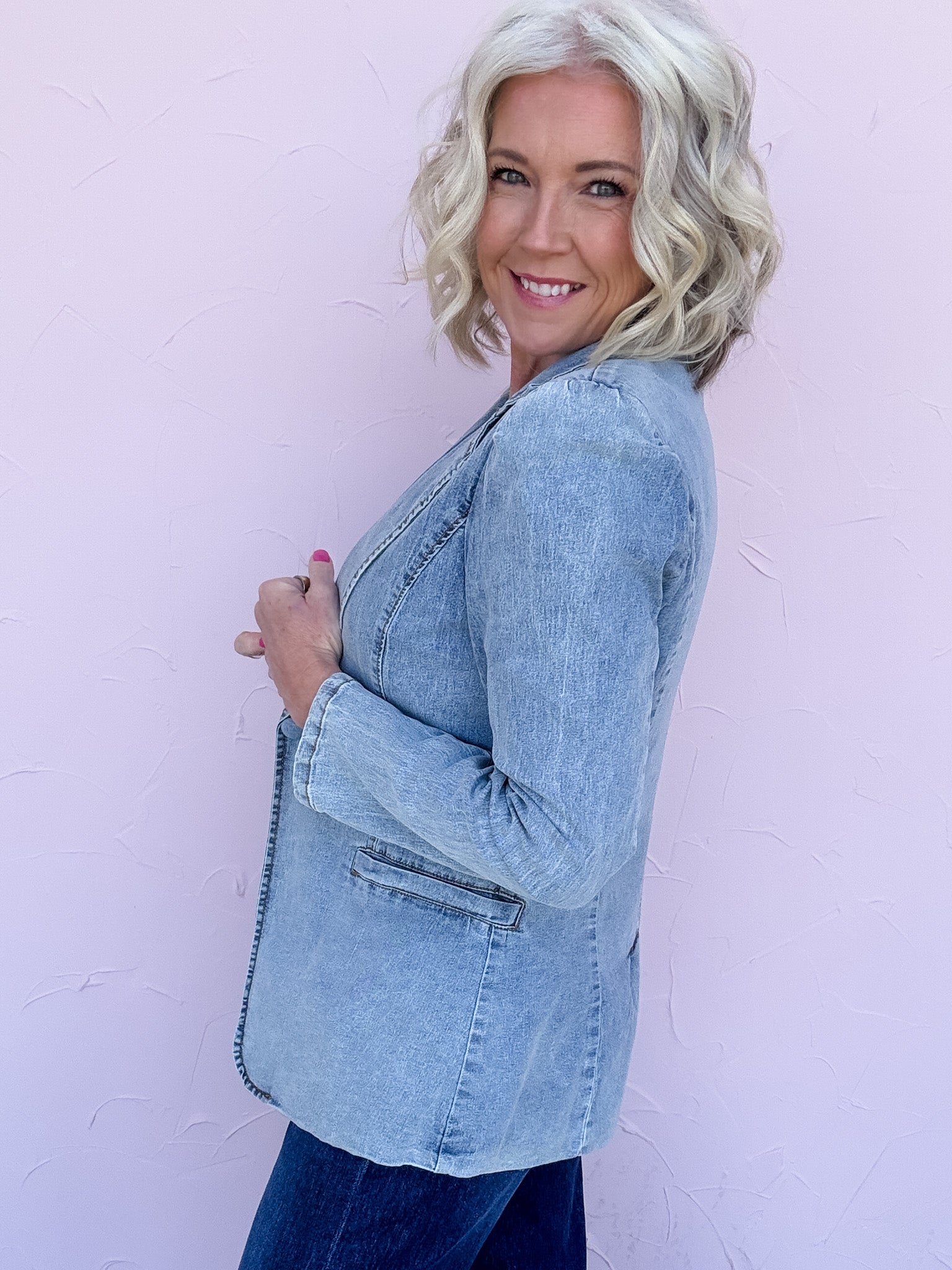Monroe Denim Blazer