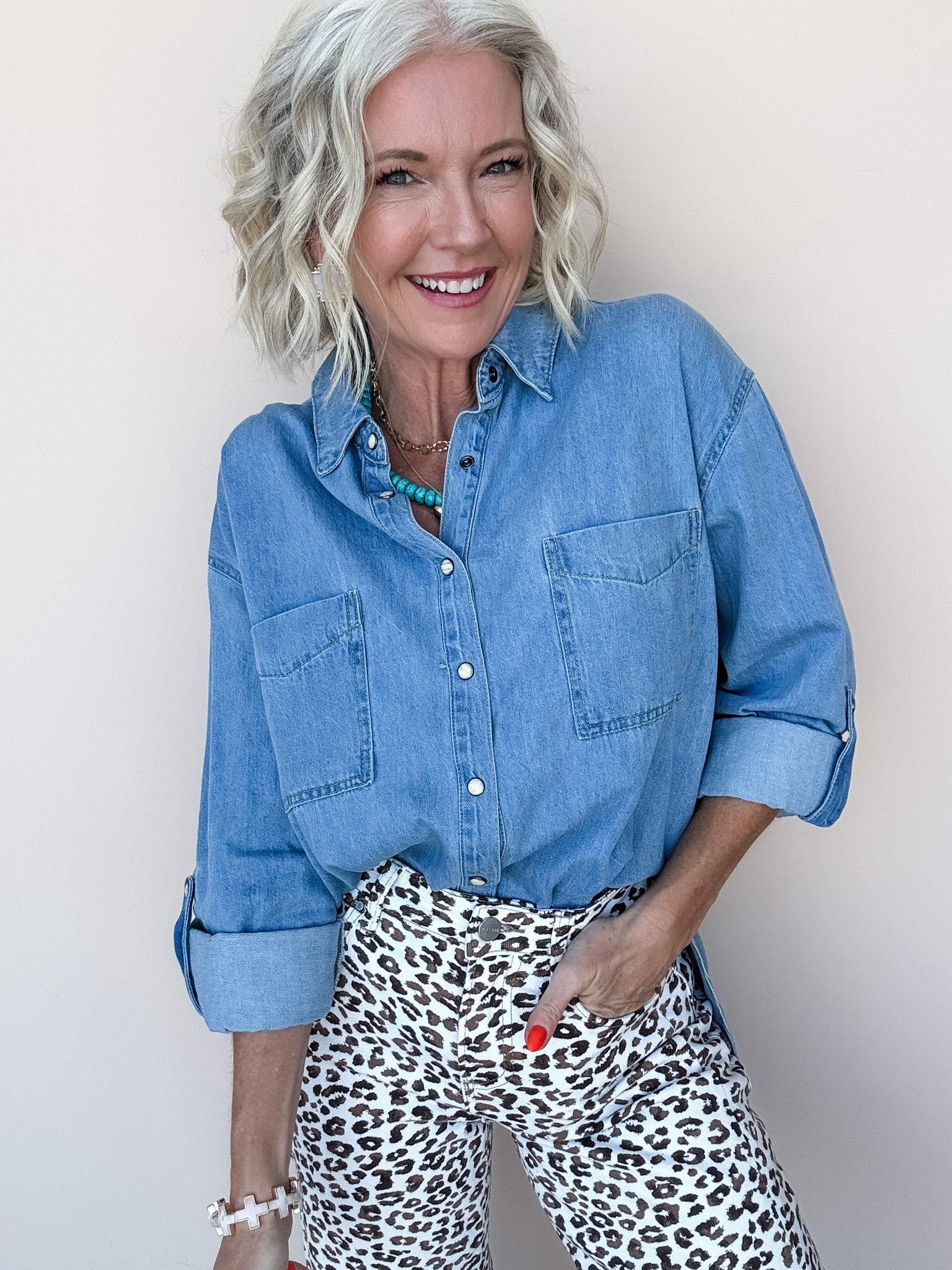 Snap Into Denim Shirt