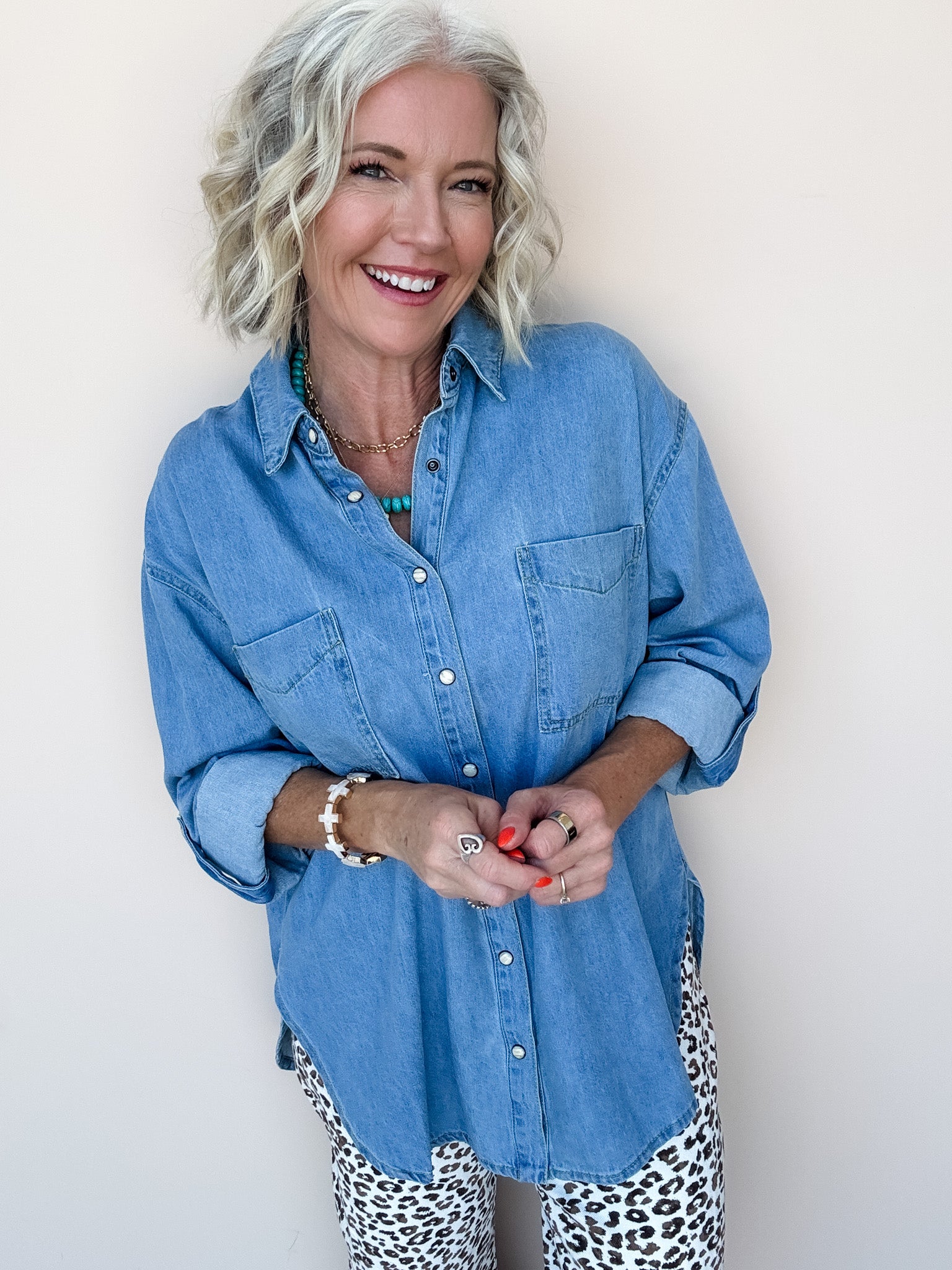 Snap Into Denim Shirt