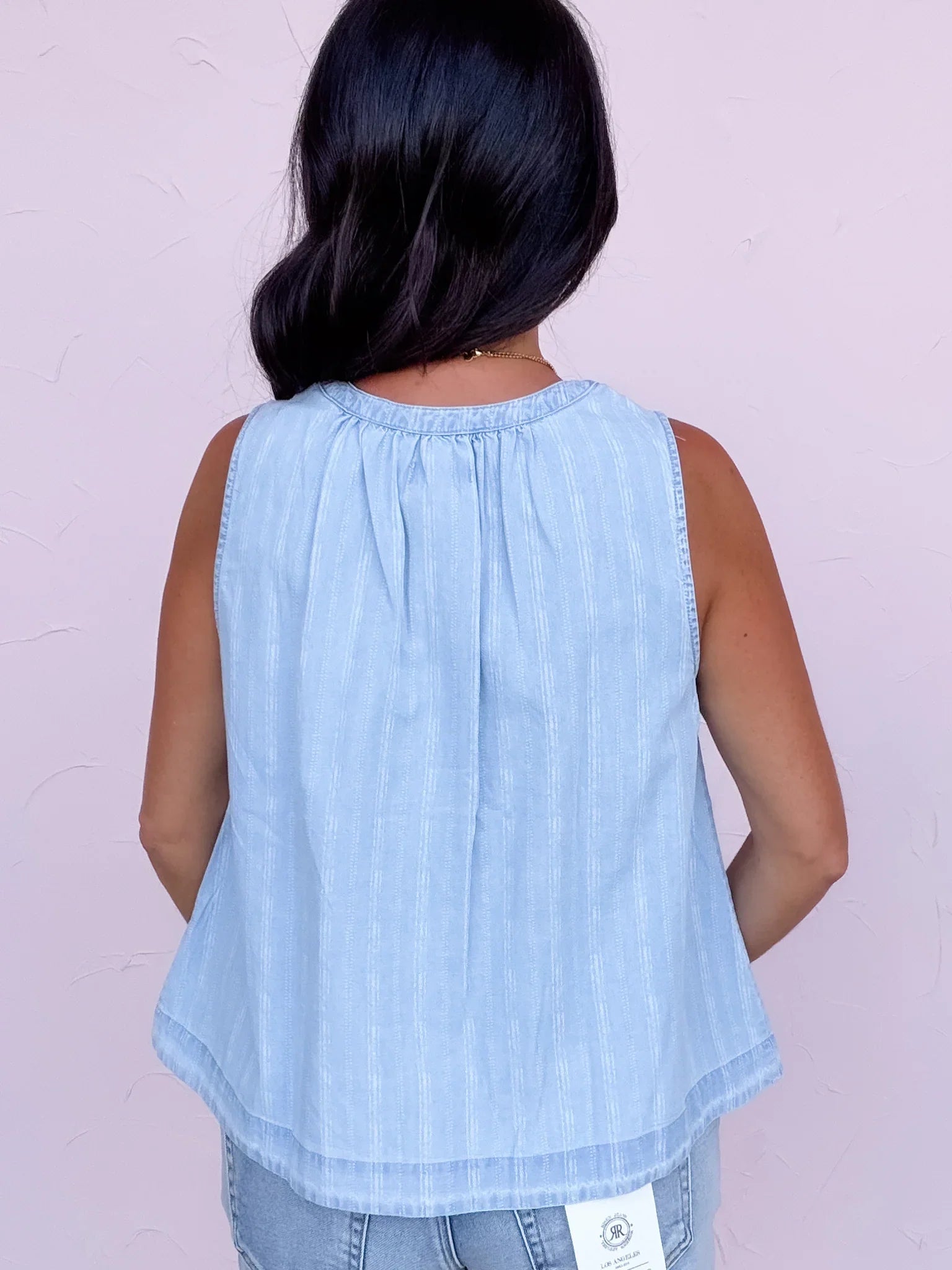 Demi Denim Tank