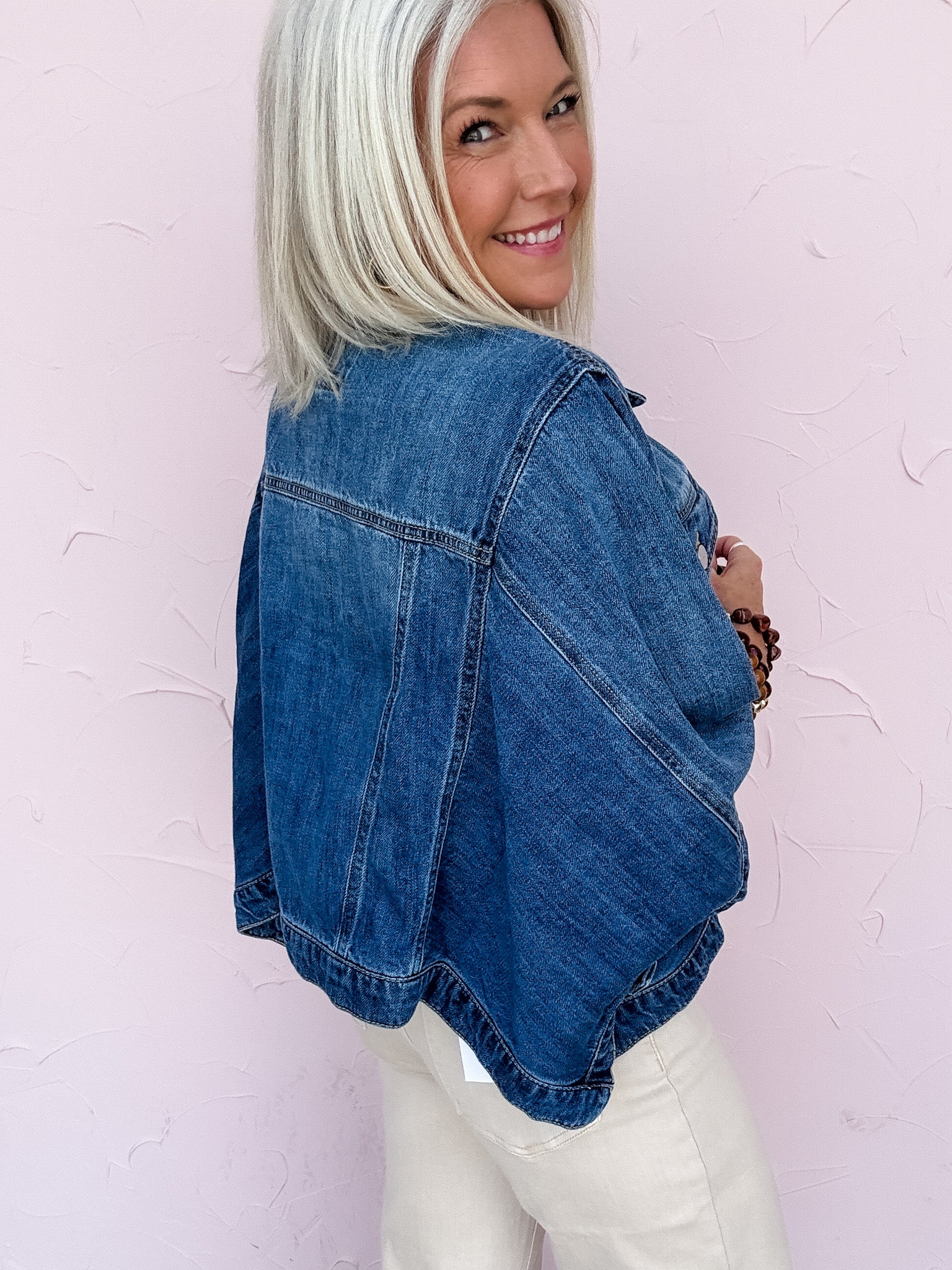 Wide Open Denim Jacket