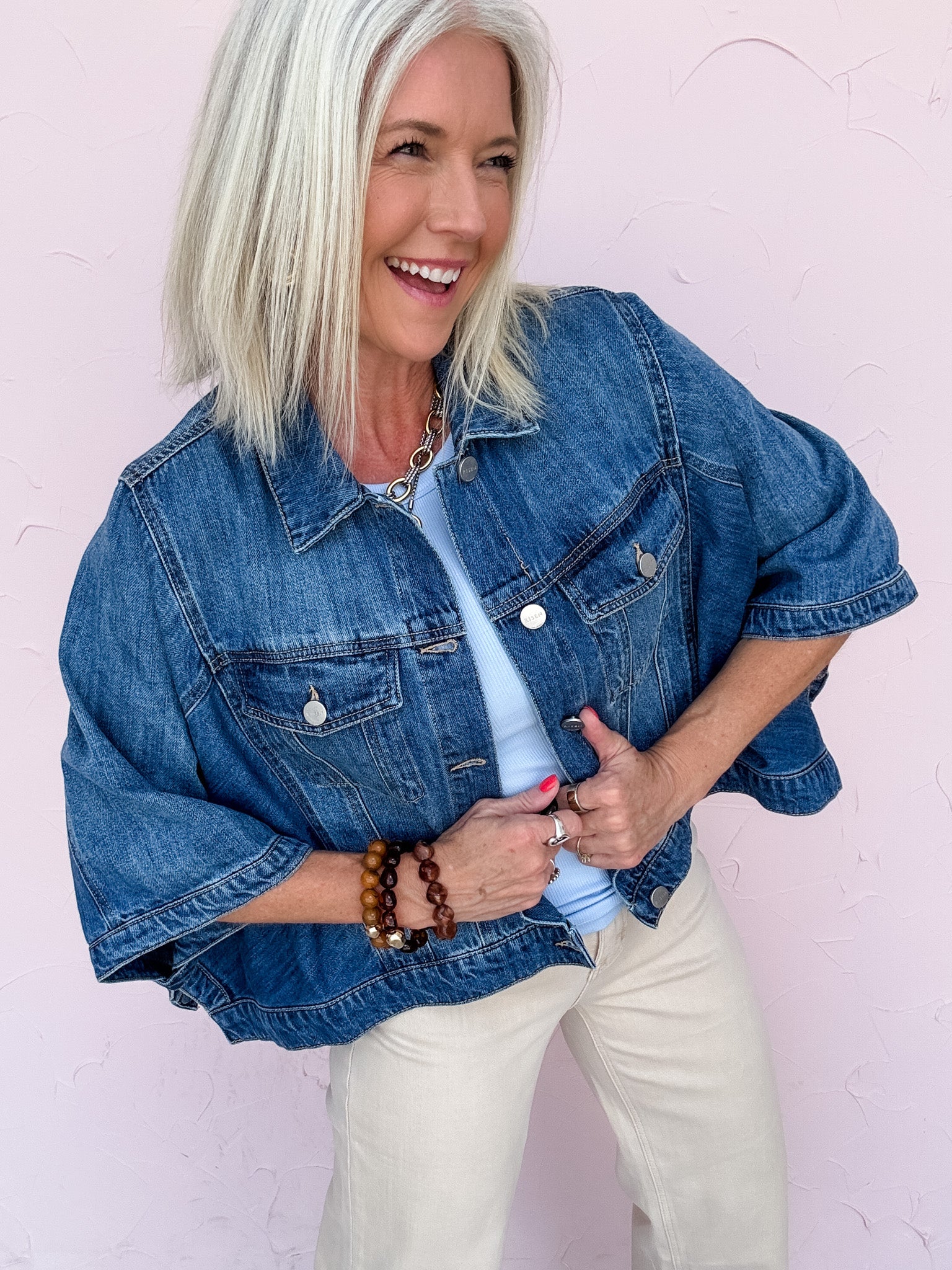 Wide Open Denim Jacket