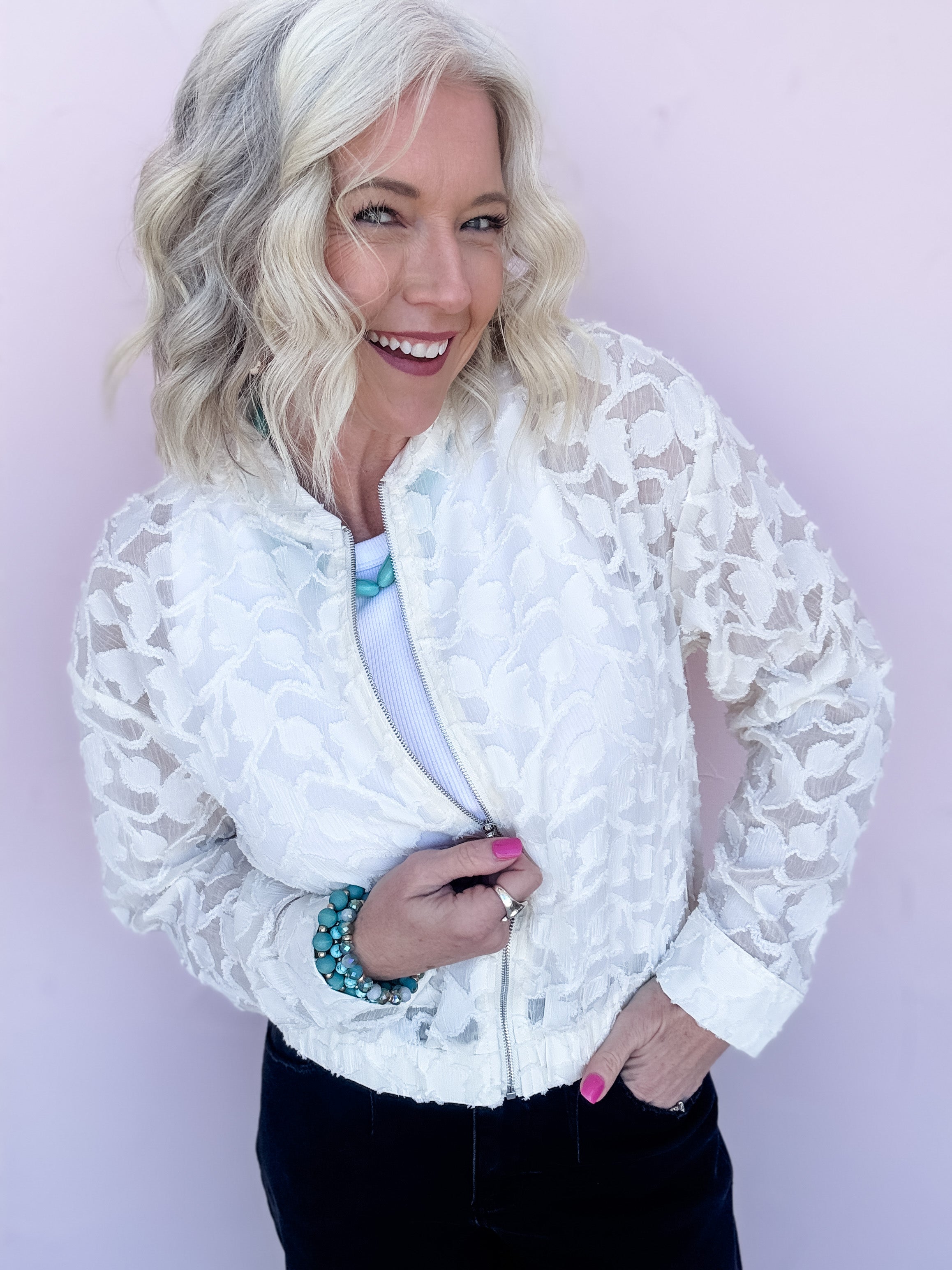 Harlow Statement Zip Jacket