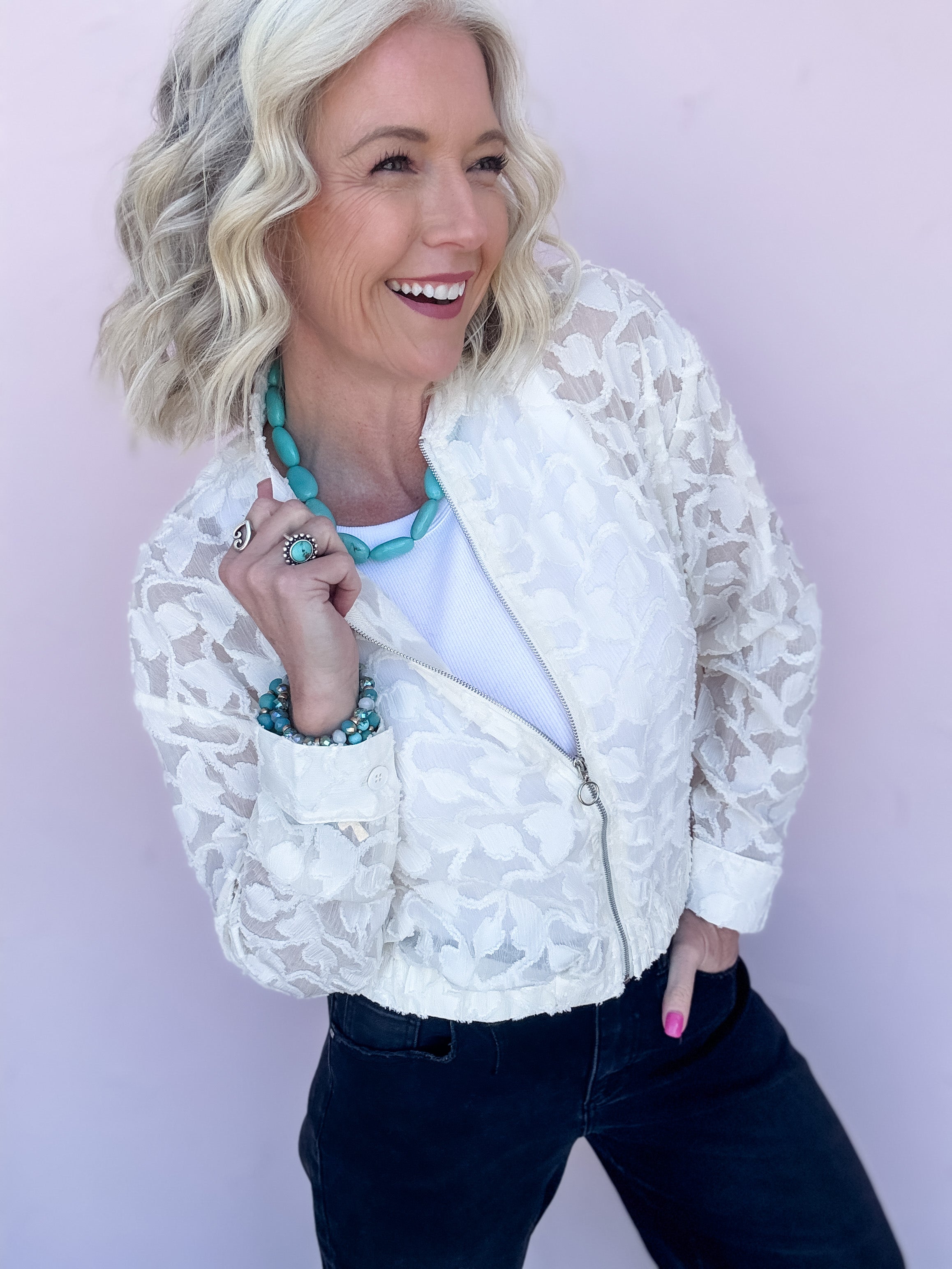 Harlow Statement Zip Jacket