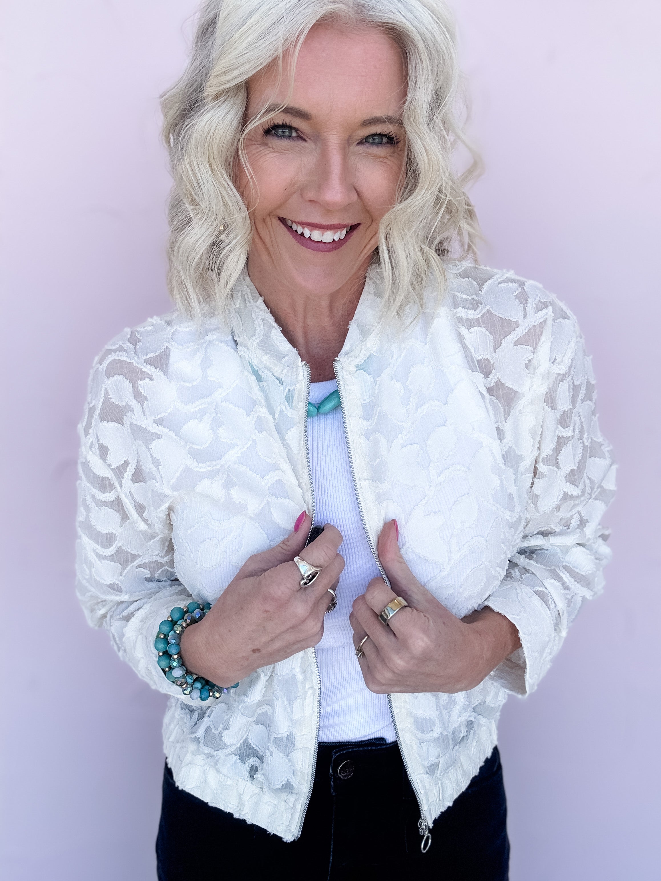 Harlow Statement Zip Jacket