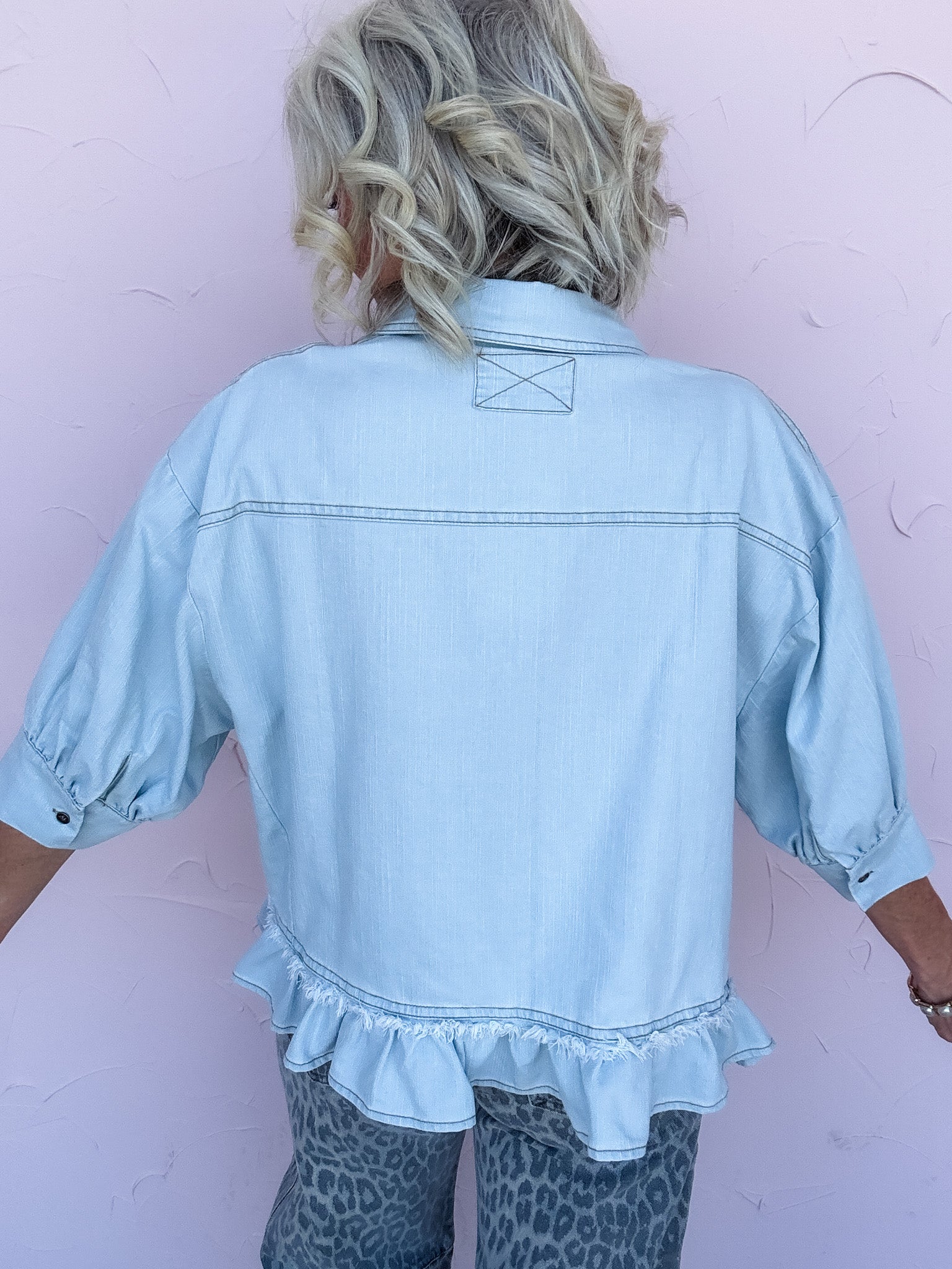 Weekend Story Denim Top