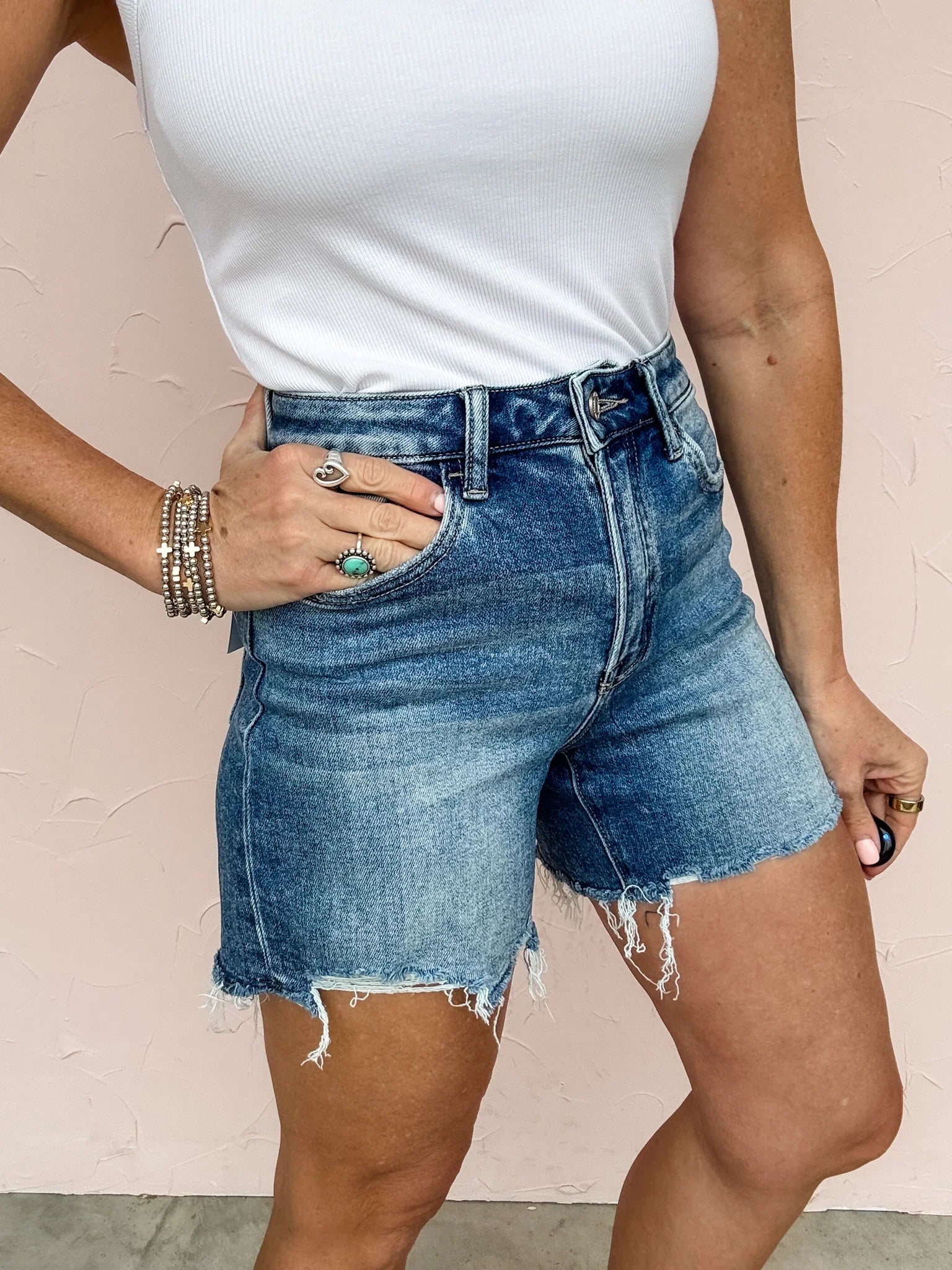 Easy Escape Denim Shorts