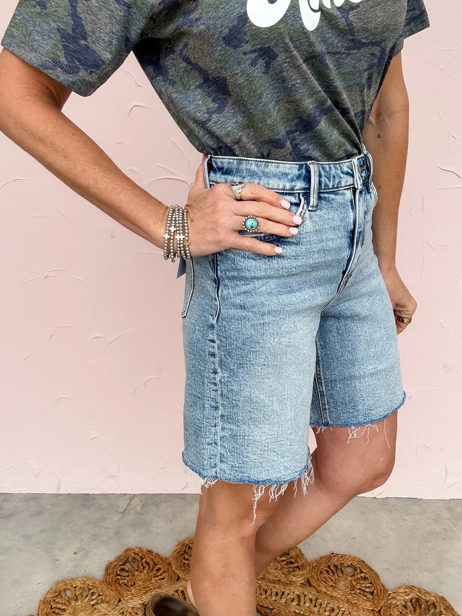 Free Spirit Rider Denim Jorts