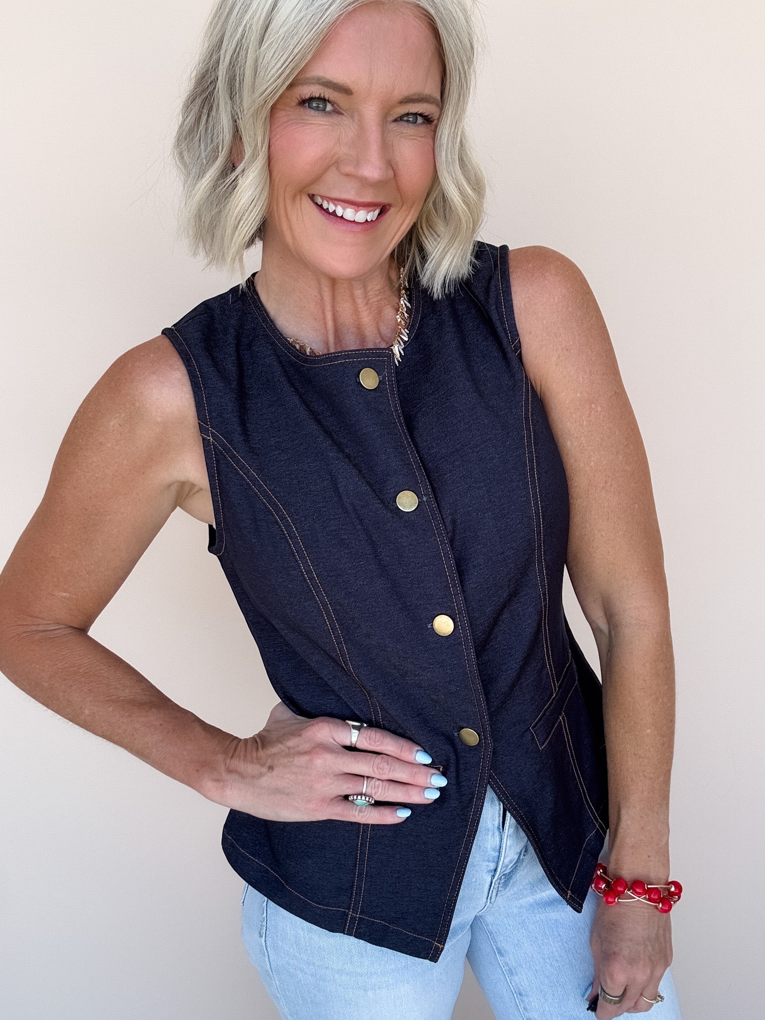 Rowan Denim Vest