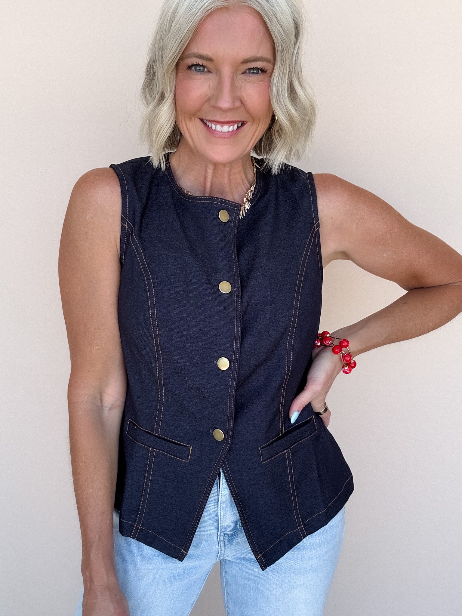 Rowan Denim Vest