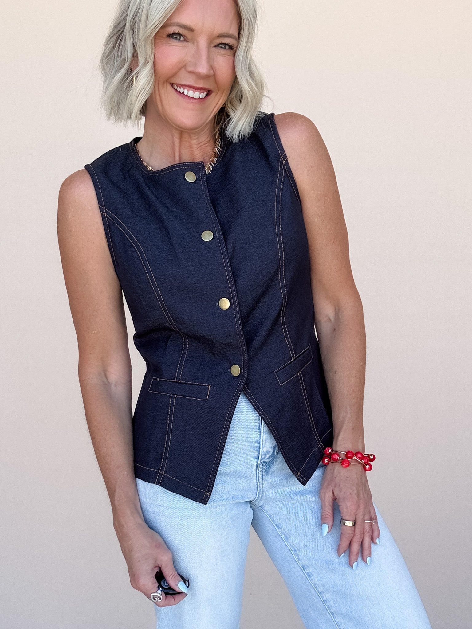 Rowan Denim Vest