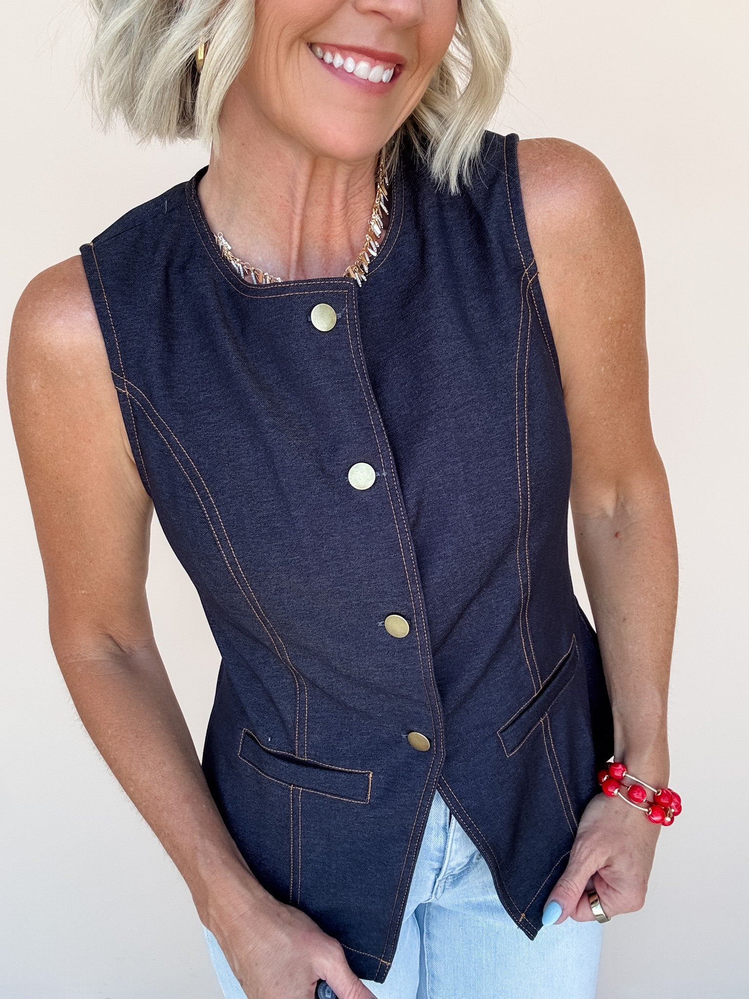Rowan Denim Vest