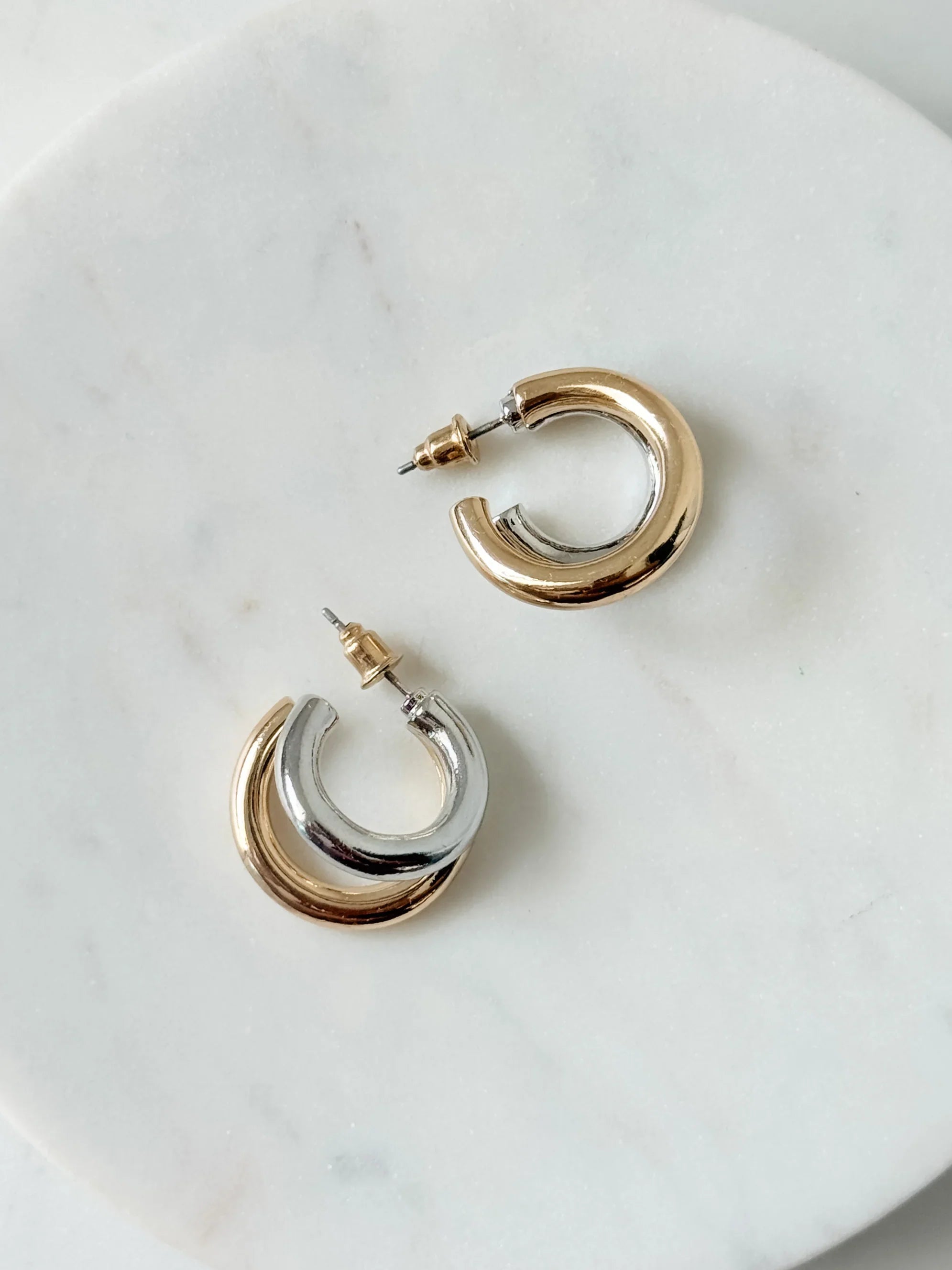 Duo Hoop Earrings