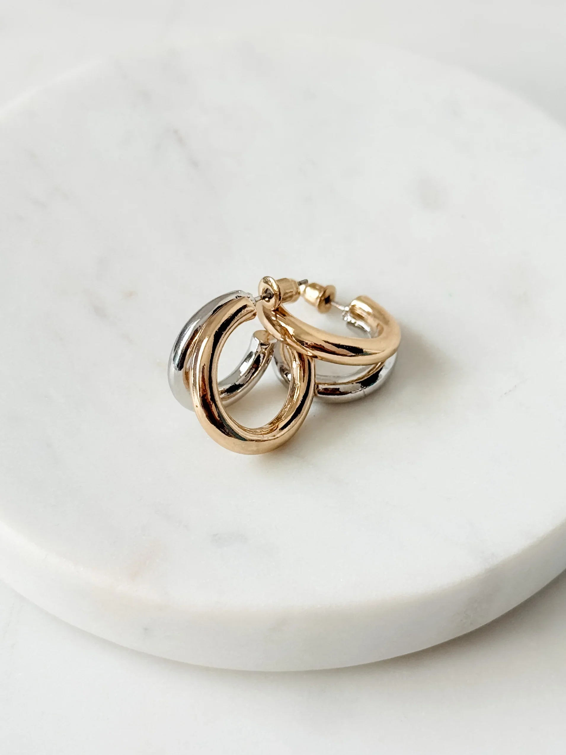 Duo Hoop Earrings