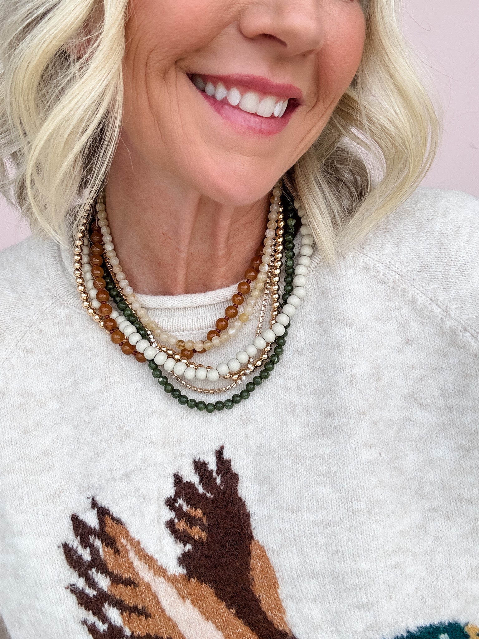 Honey Glimmer Necklace