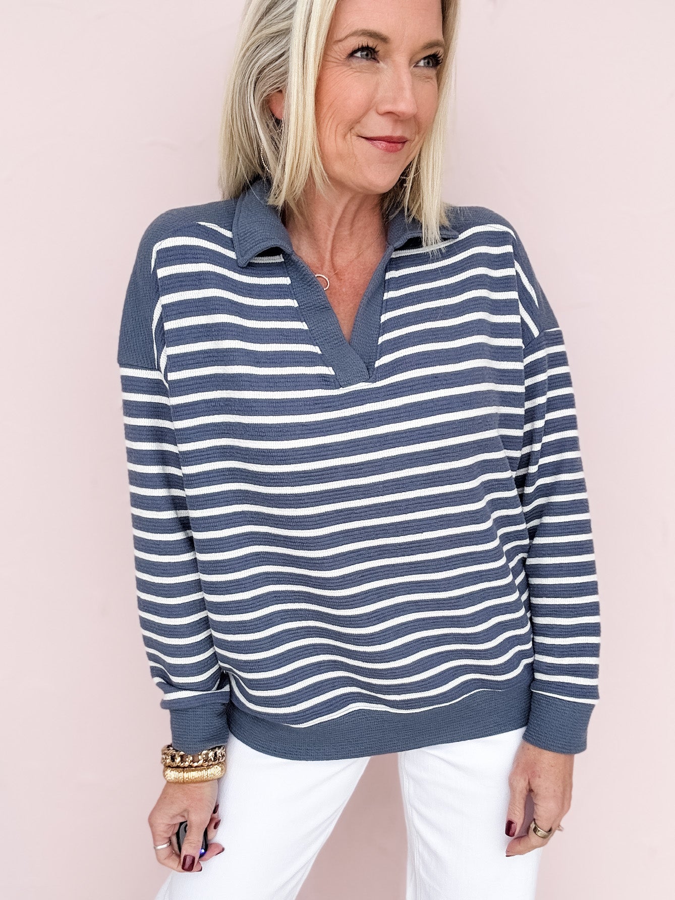 Breakwater Stripe Top