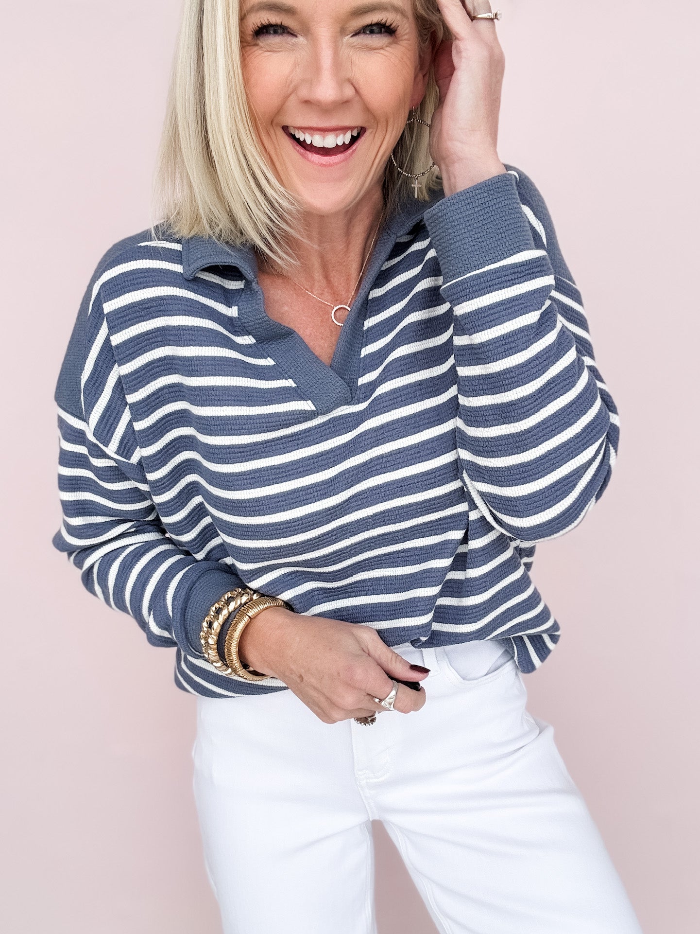 Breakwater Stripe Top