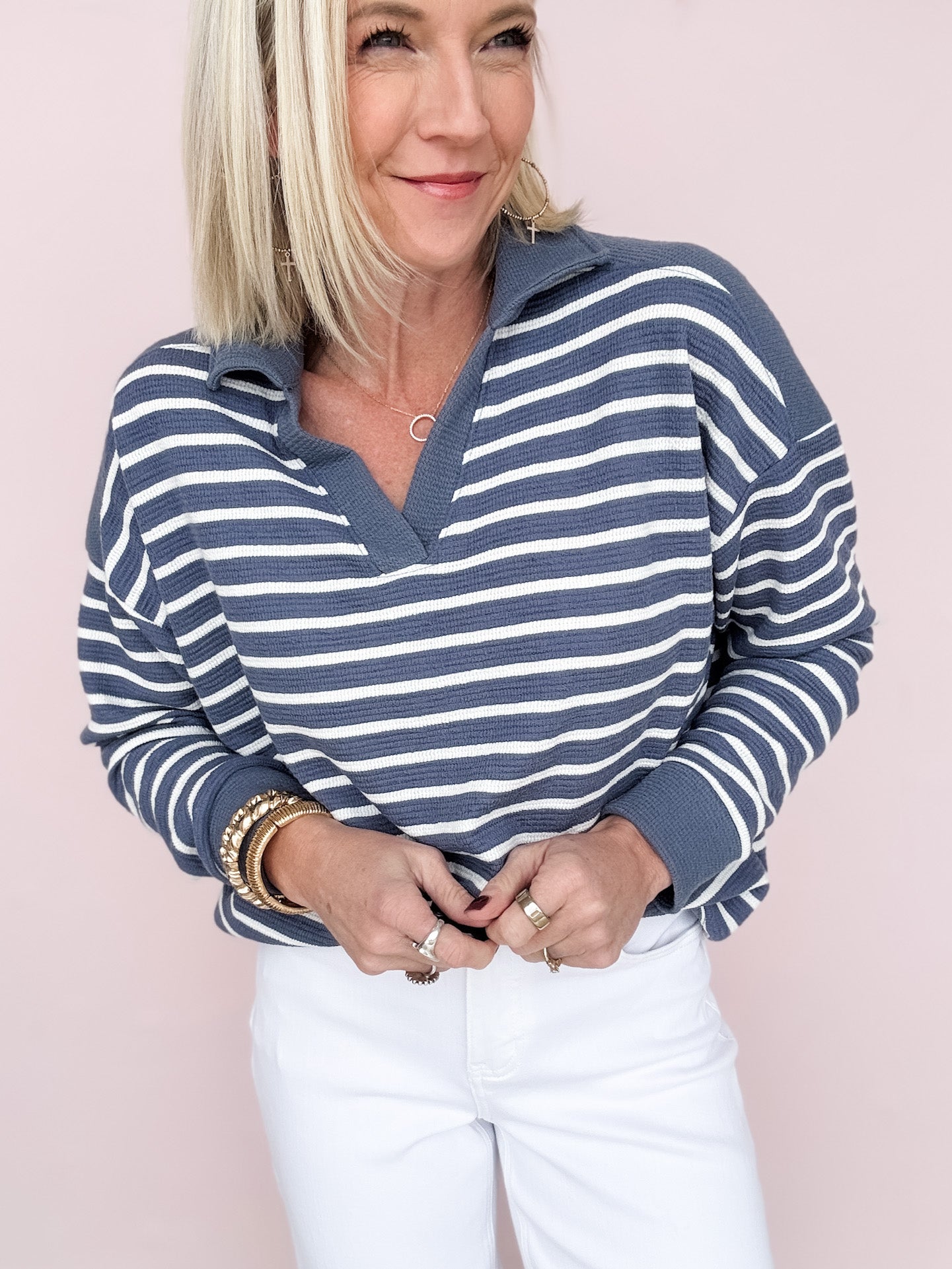 Breakwater Stripe Top