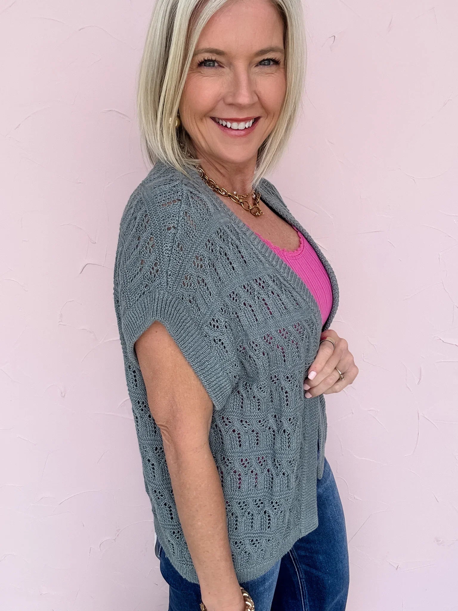 Sage Street Cardigan - 30% OFF