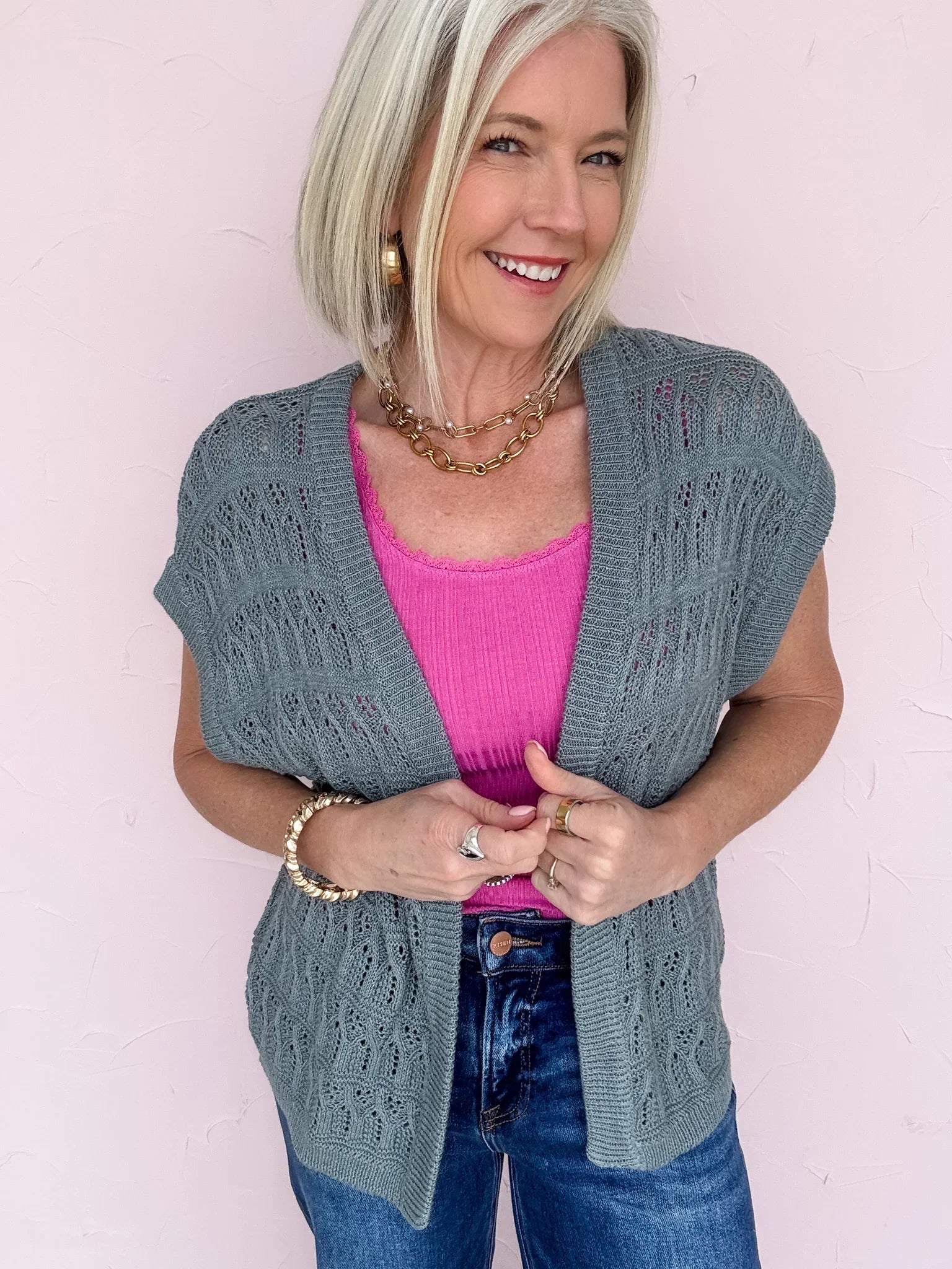 Sage Street Cardigan - 30% OFF