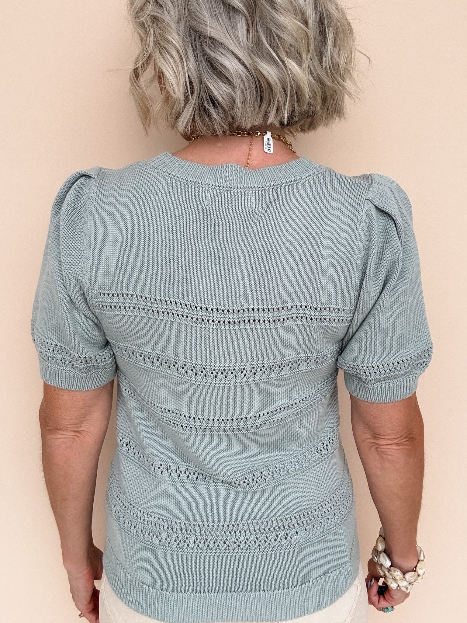 Silver Sage Knit Top