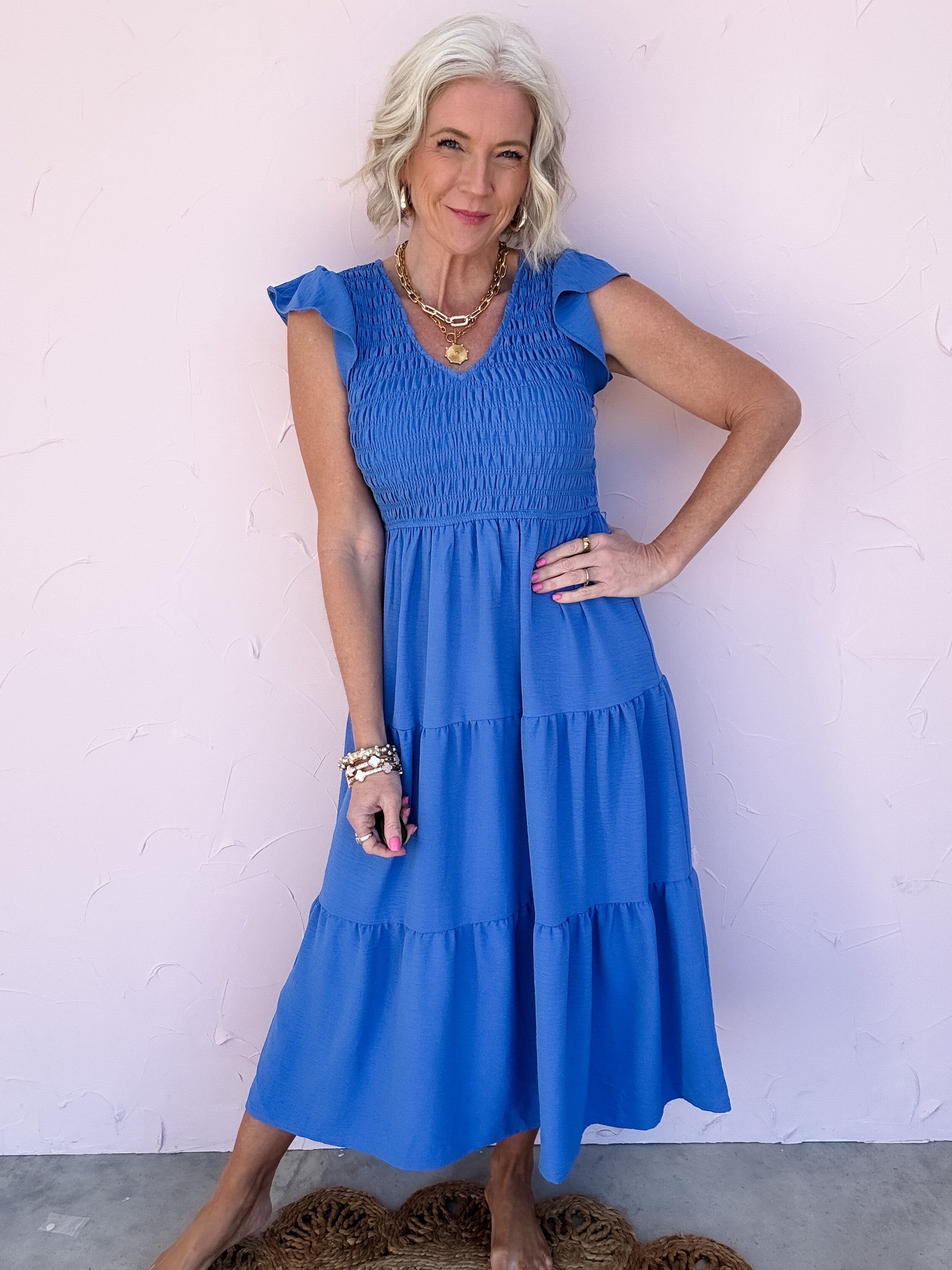 Simple Joy Tiered Dress