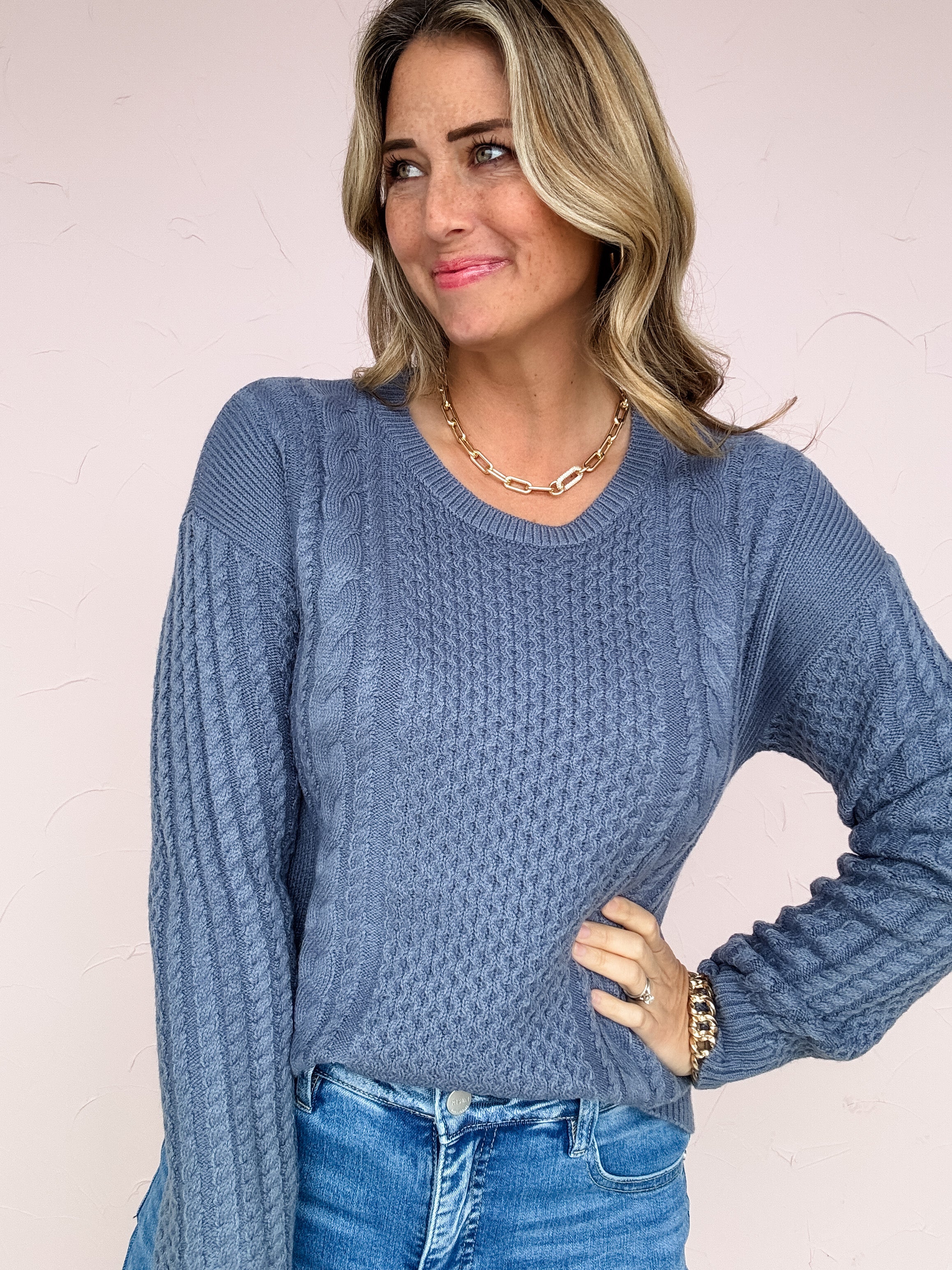 Skylark Cable Sweater