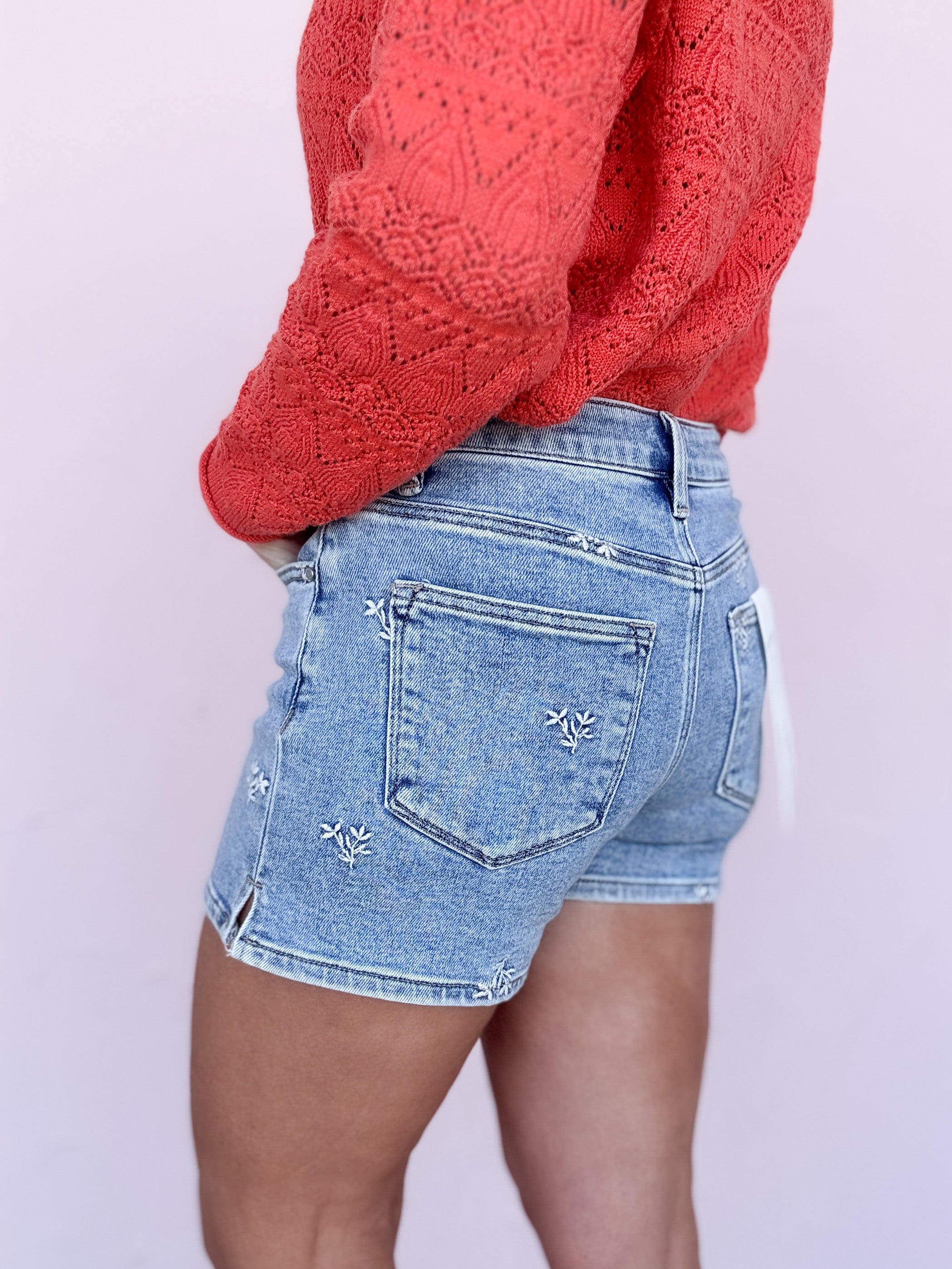 Wildflower Weekend Denim Shorts