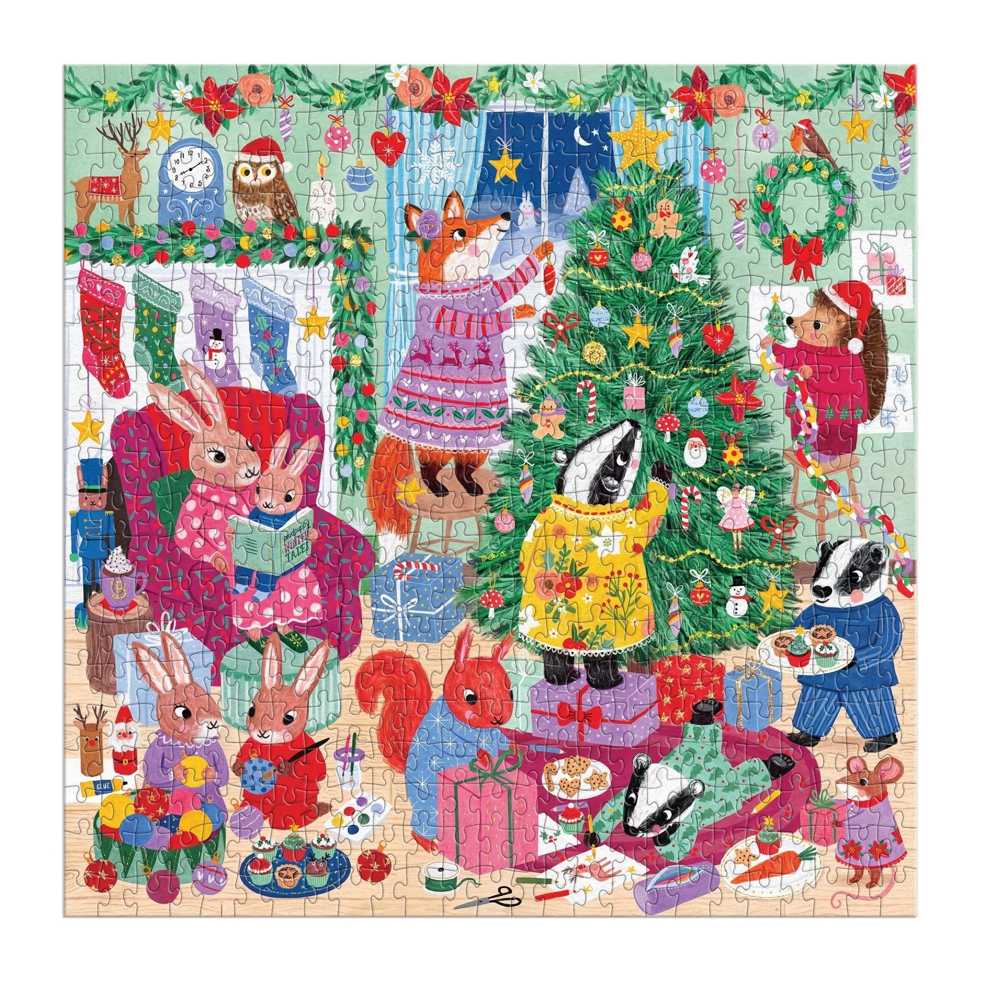Christmas Evergreen Evening | 500 Piece Puzzle