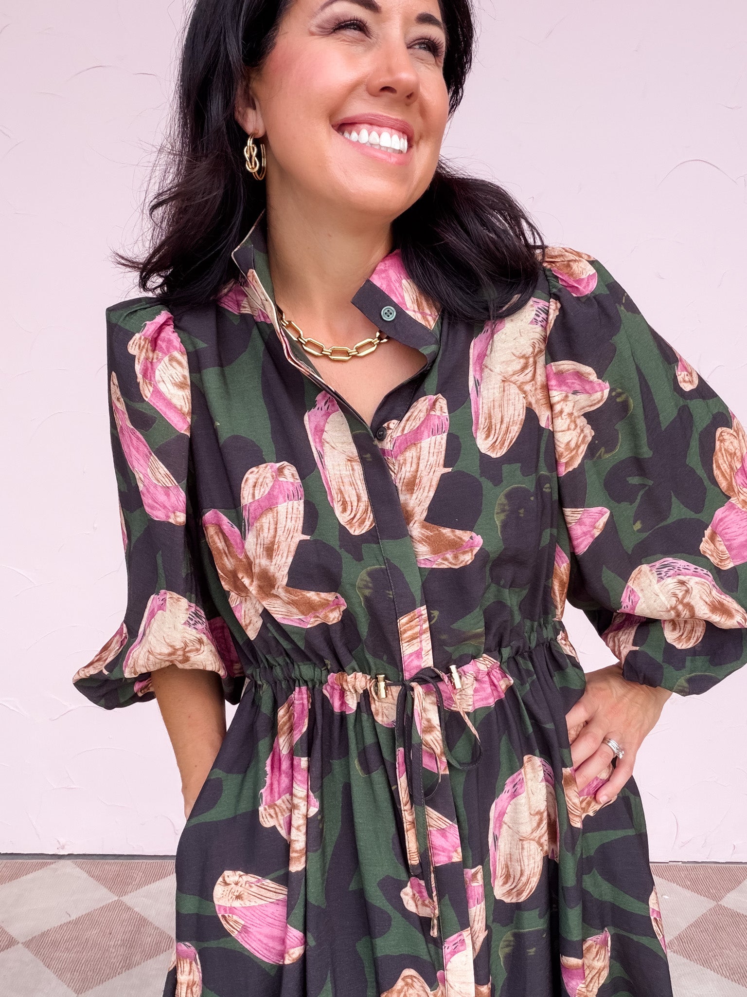 Flowers in Formation Dress