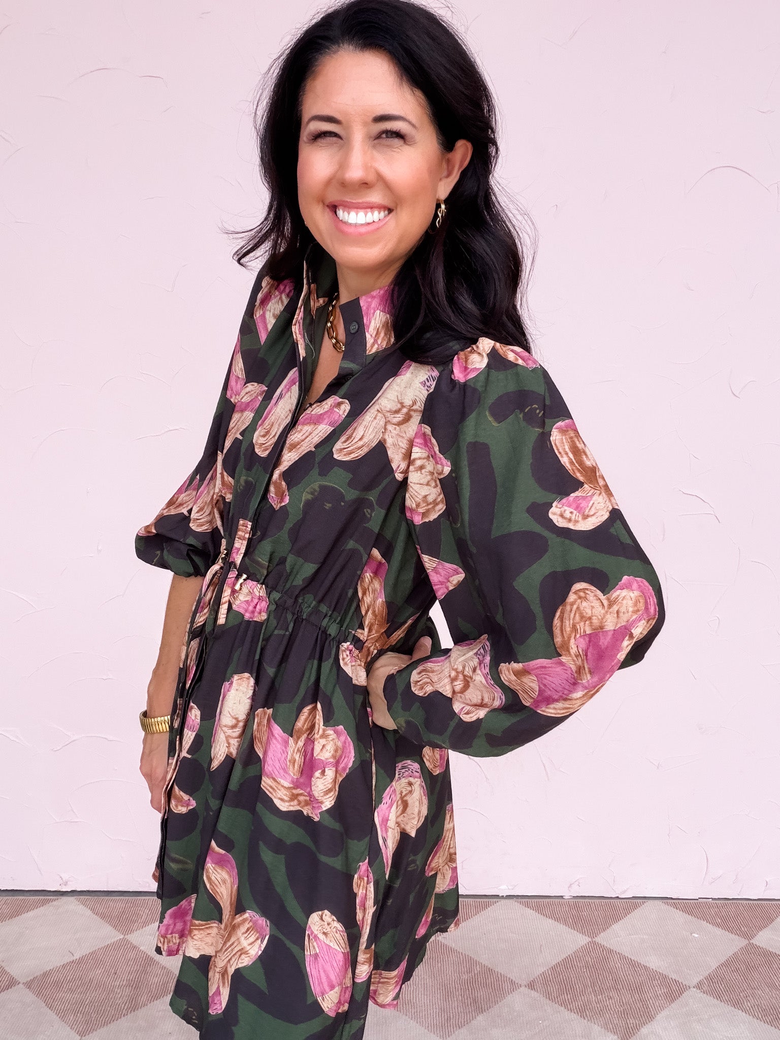 Flowers in Formation Dress